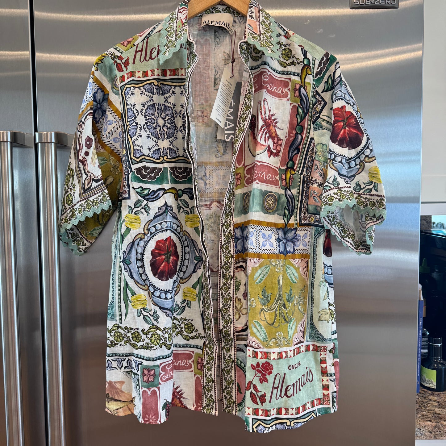 Alemais Tommasina Linen Button Down Shirt