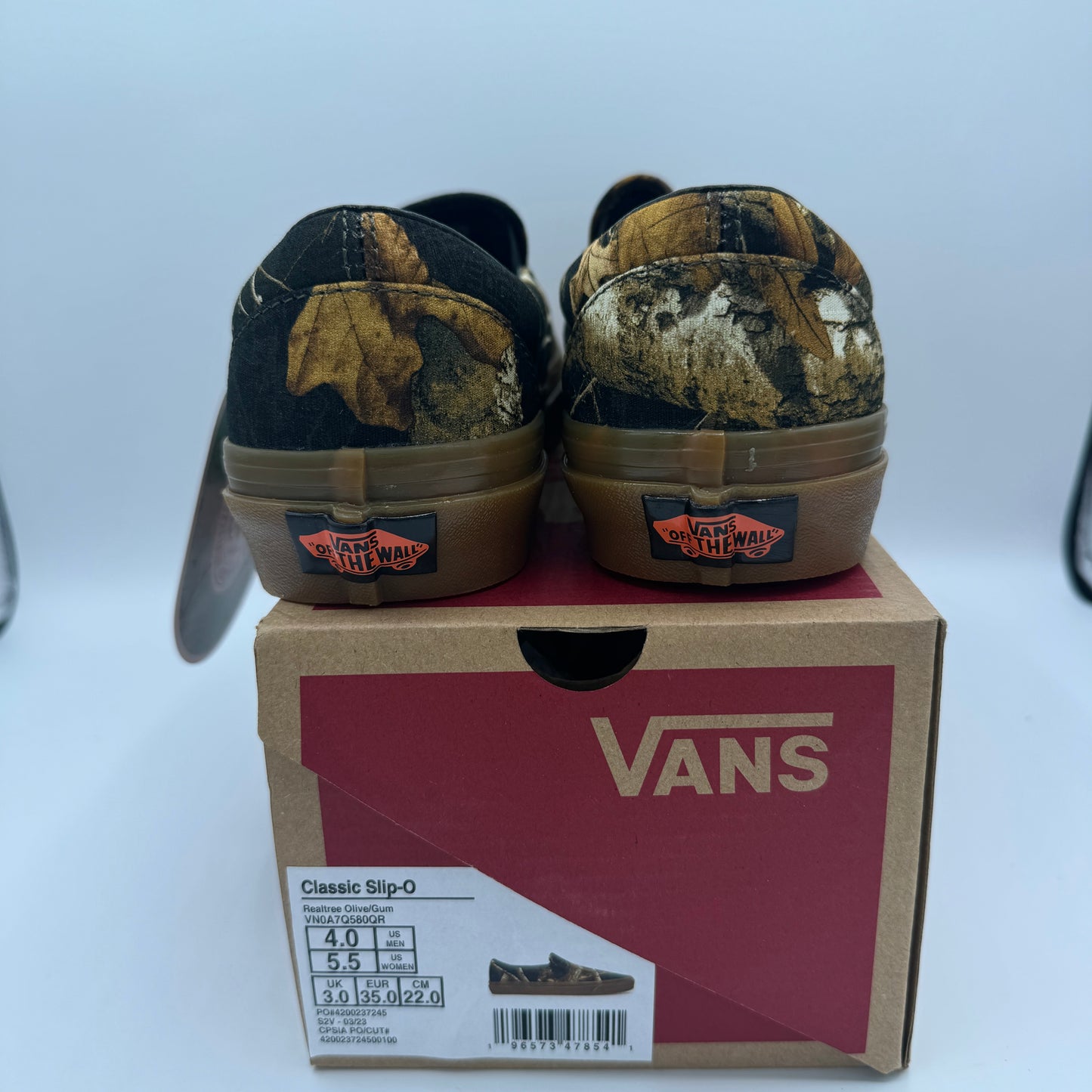 Vans x Realtree Classic Slip-On sneakers DX 98 hunting print gum sole unisex