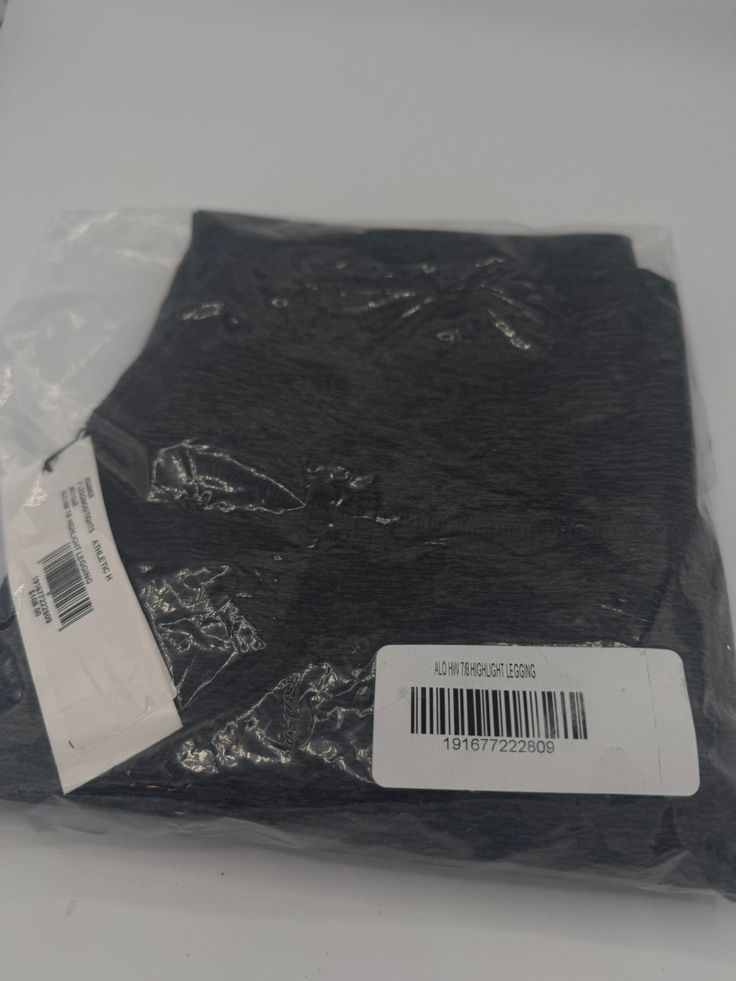 Alo Yoga Alosoft Highlight Leggings HW 7/8 Athletic Grey Heather
