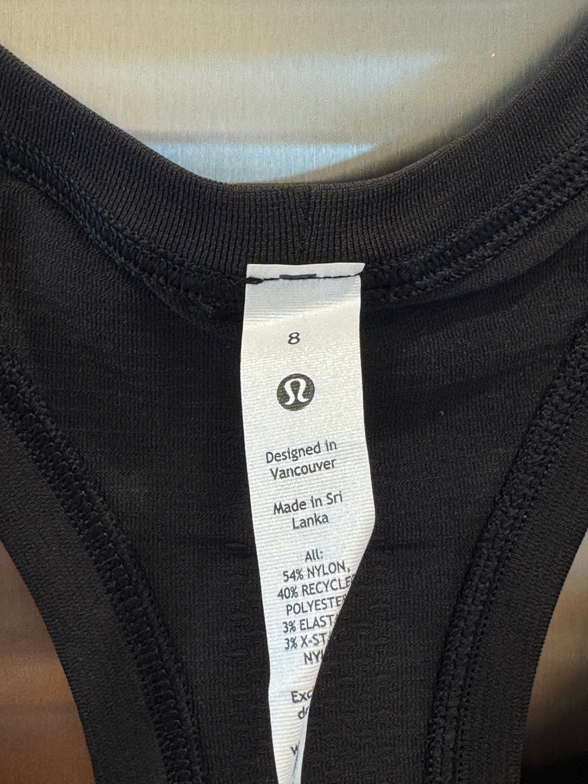 Lululemon Swiftly Tech Racerback 2.0 Tank Top - Race Length in Black