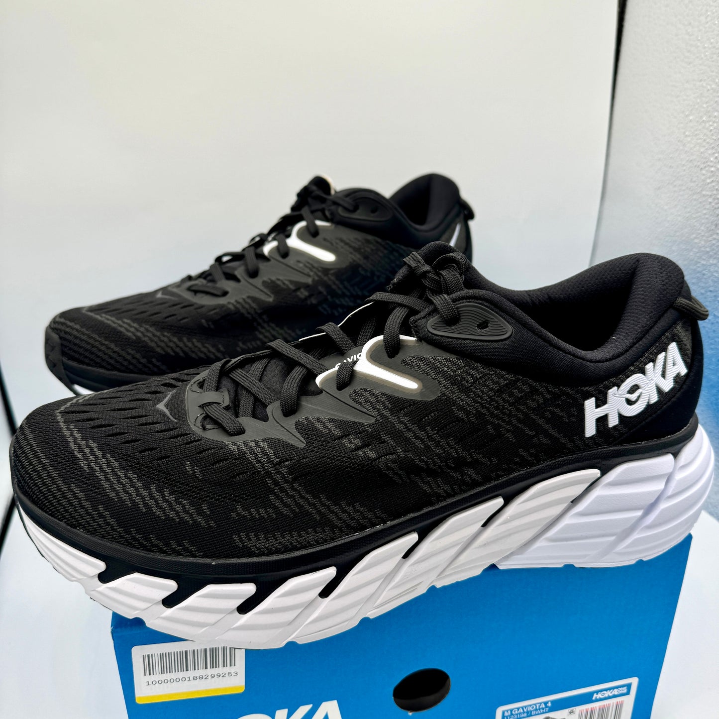 Hoka Gaviota 4 Men’s Running Shoes Black / white athletic shoe by hoka one one