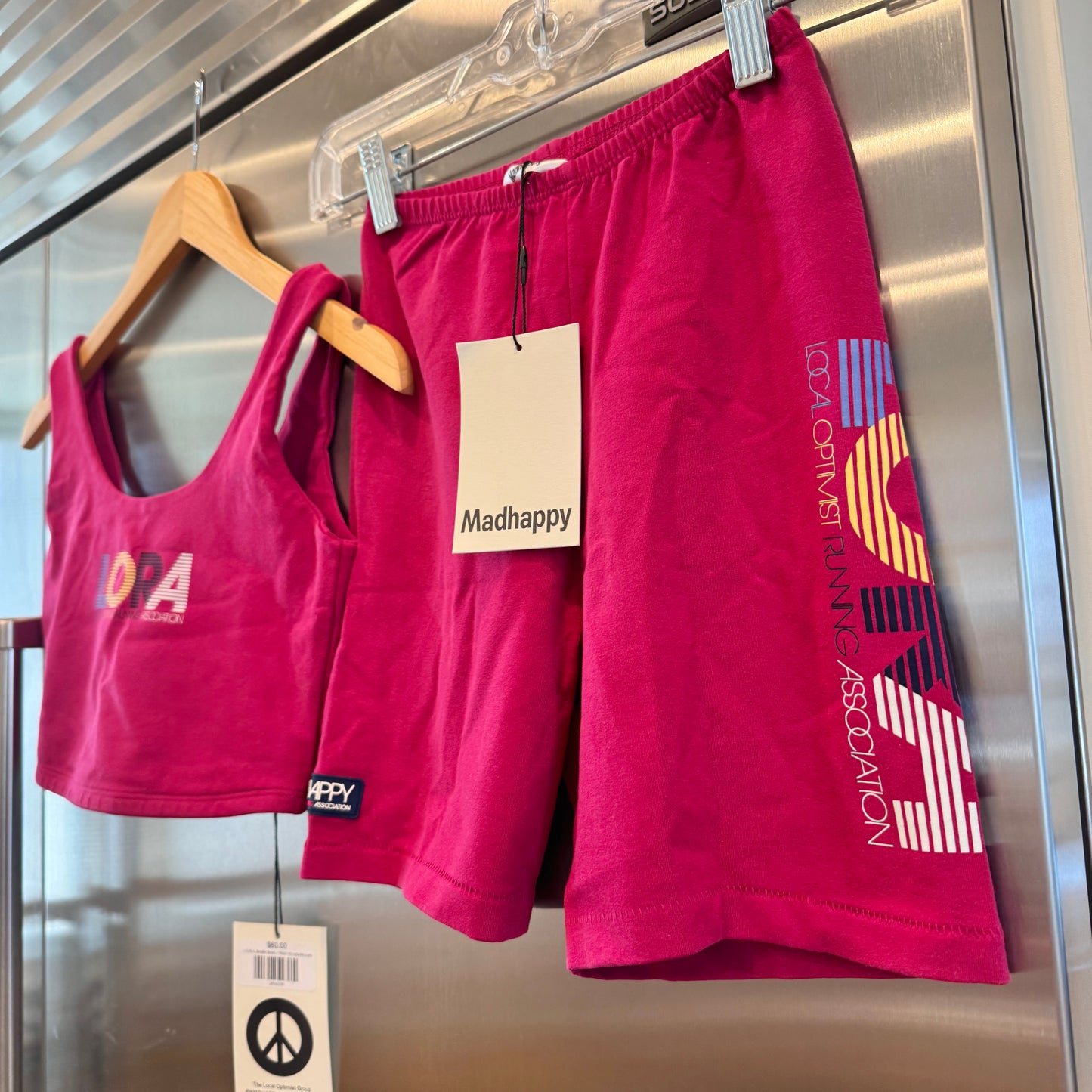 MadHappy Matching SET Local Optimist Run Club Matching Shorts and Top