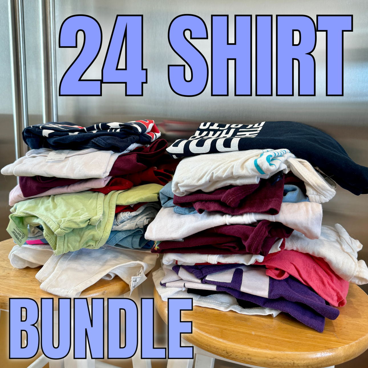 Pi Beta Phi BUNDLE 24 Shirts Sorority Bulk Pre-Owned Various Tees and Tank Tops