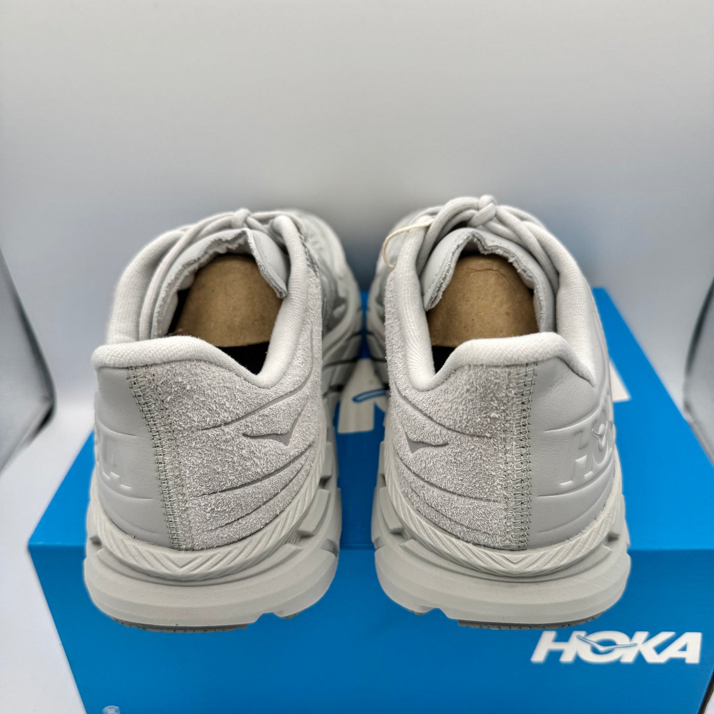 Hoka Clifton LS Grey Unisex in Stardust / Galactic Grey