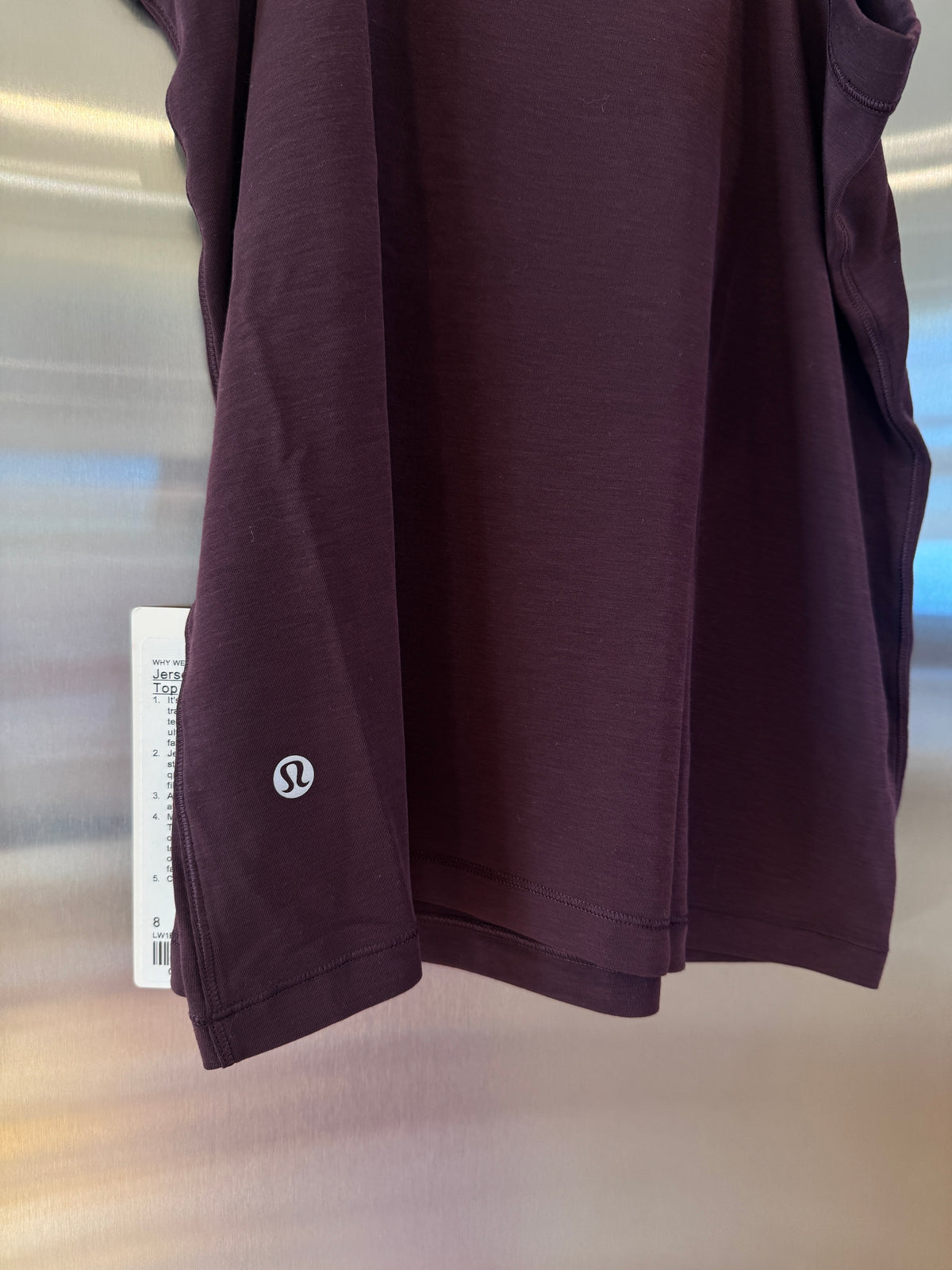 Lululemon Jersey Training Tank Top , Women’s in Black Plum Dark Burgundy Red