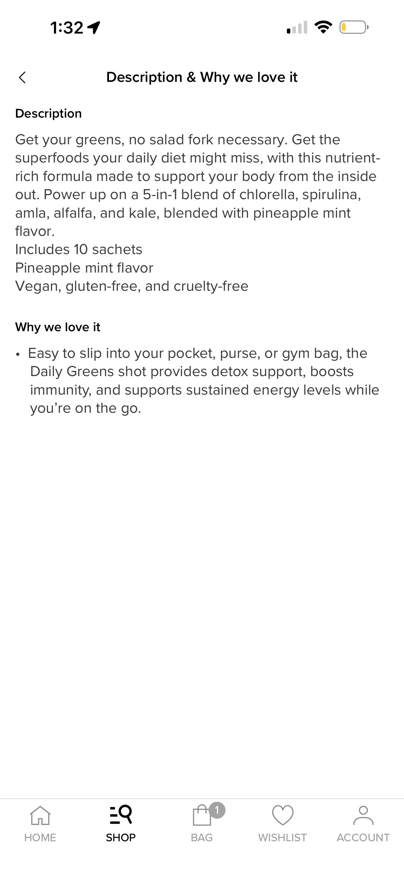 Alo Yoga (Bundle) 8x Sets of Wellness Shots (4) Discovery Packs , Dietary Supplements (32 Sachets Total)