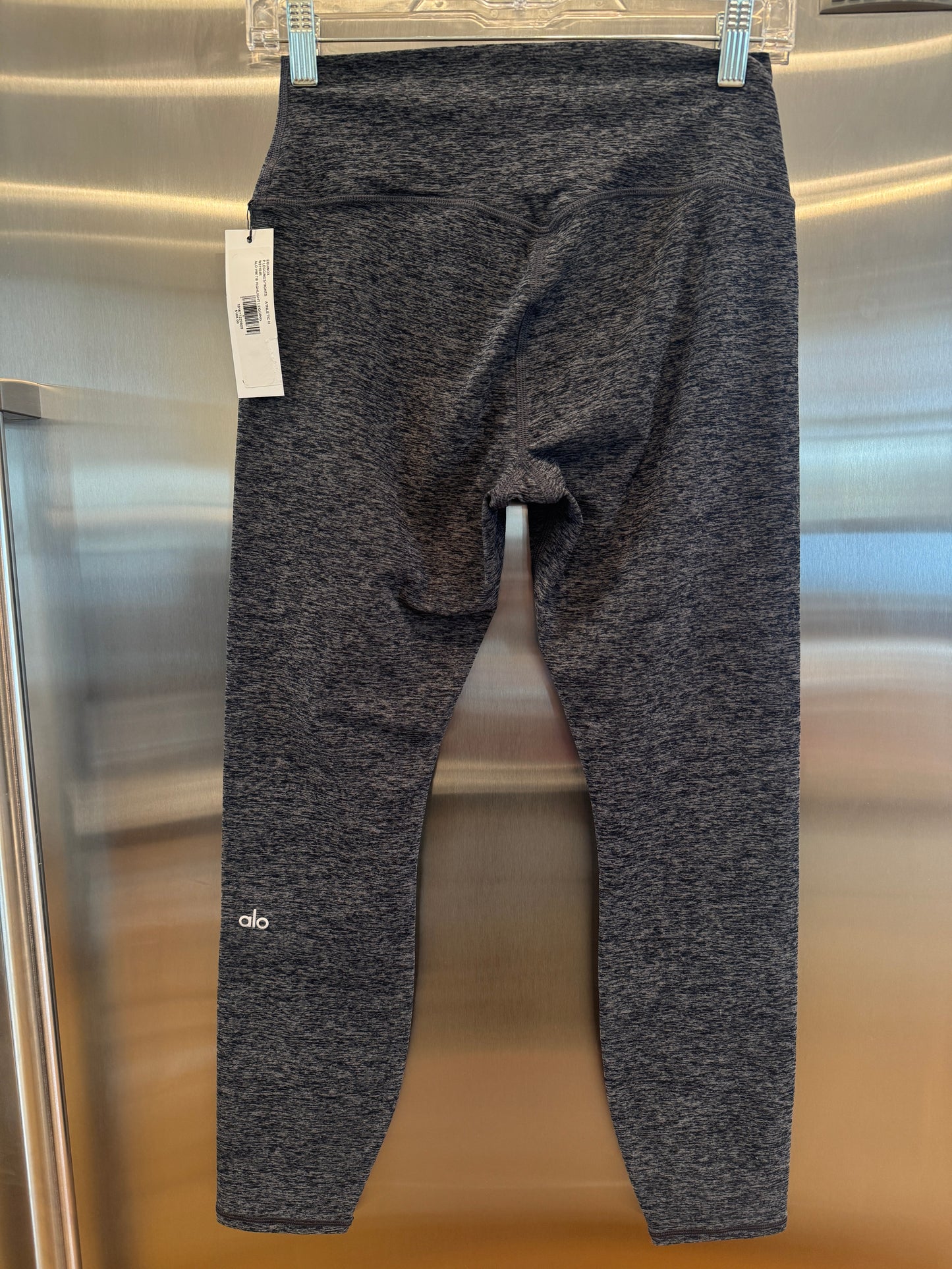 Alo Yoga Alosoft Highlight Leggings HW 7/8 Athletic Grey Heather