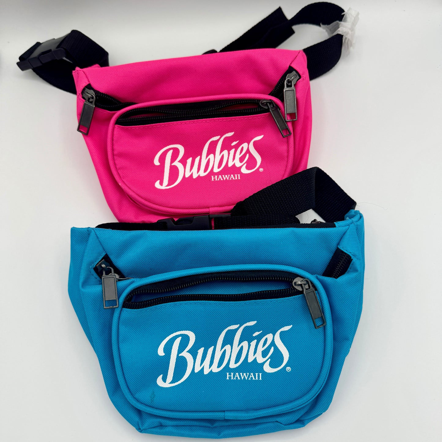 Bundle 2 Waist Bags / Fanny Packs / Crossbody Pouches Bubbies Hawaiian Mochi