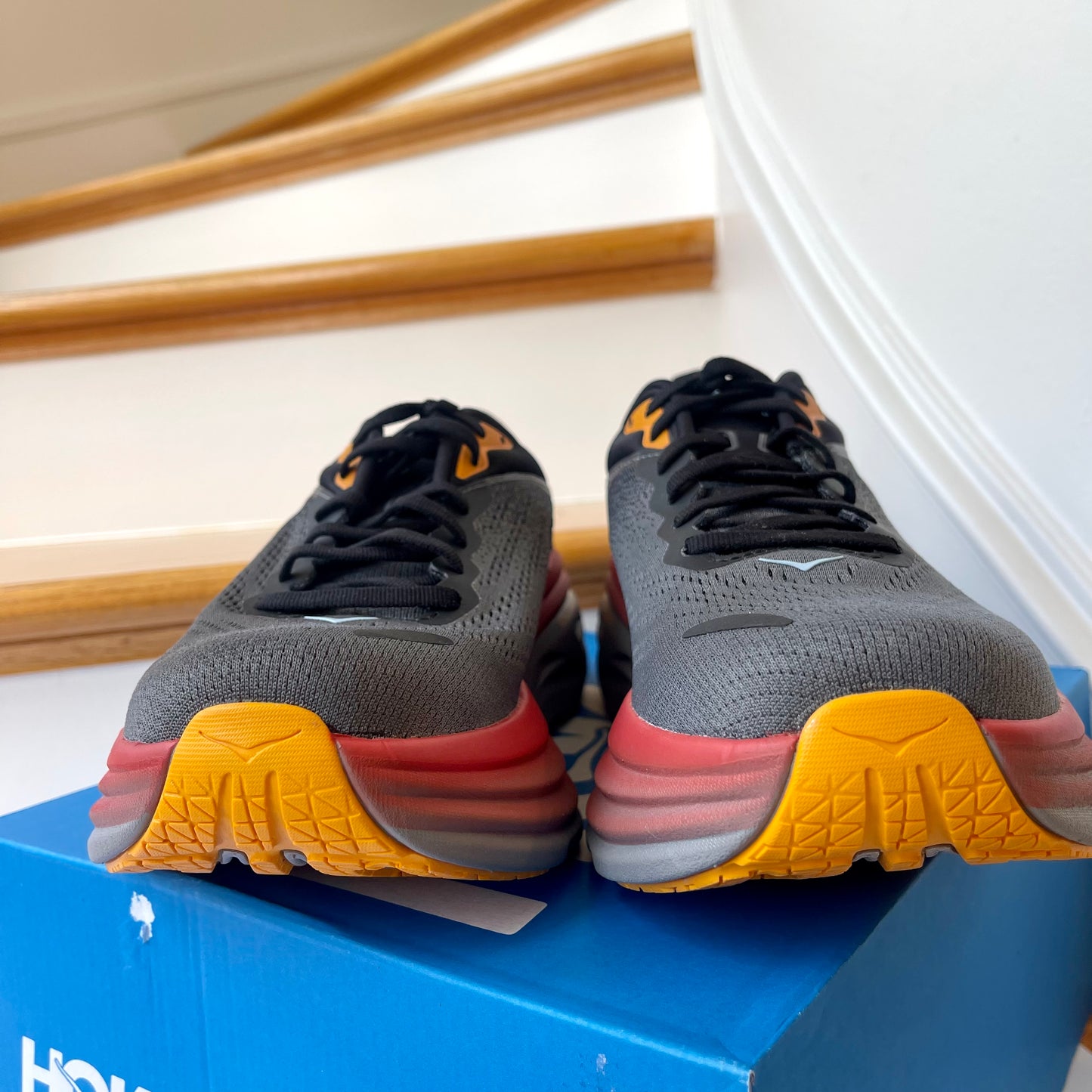 Hoka Bondi 8 Running Shoes Castlerock / Anthracite Grey Hoka One One