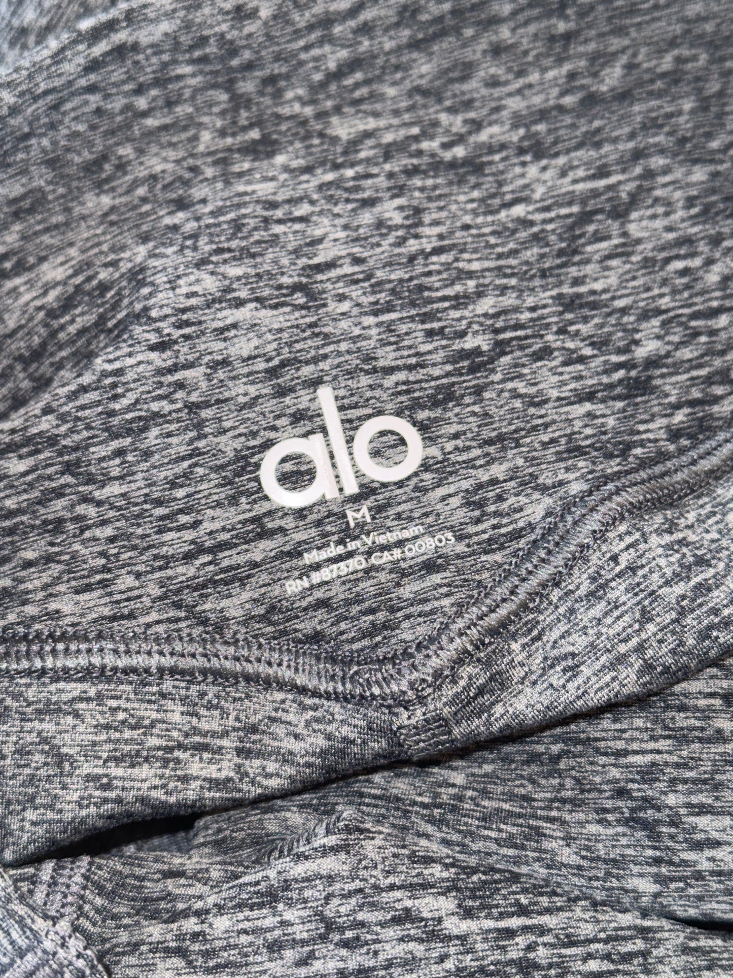 Alo Yoga Alosoft Highlight Leggings HW 7/8 Athletic Grey Heather