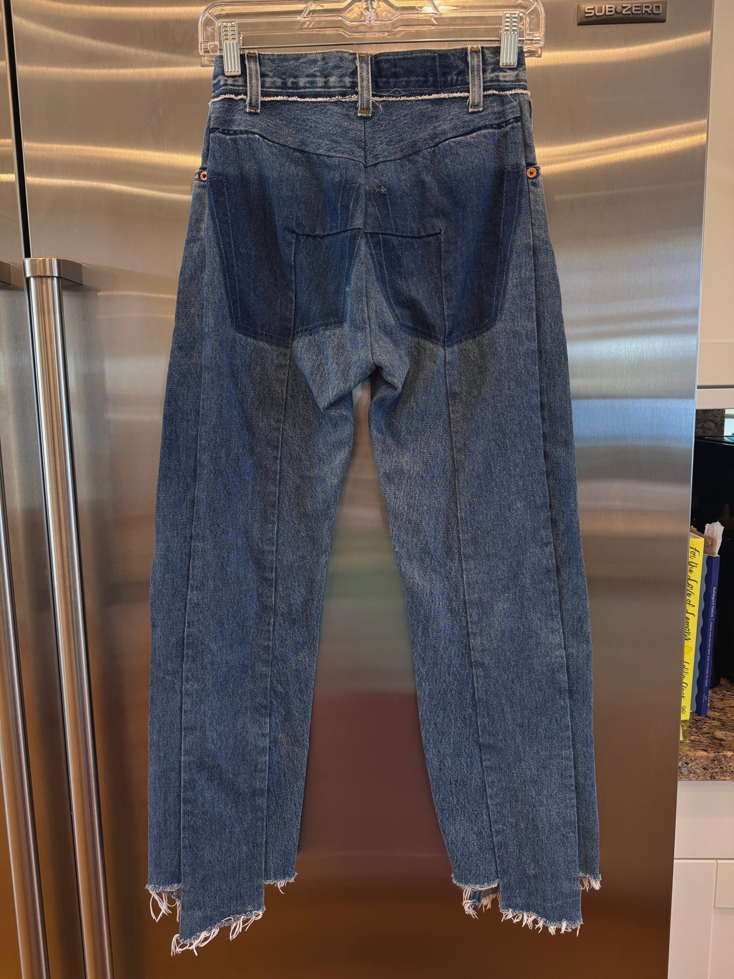 Vetements reconstructed denim pants Levi’s jeans denma size extra small womens