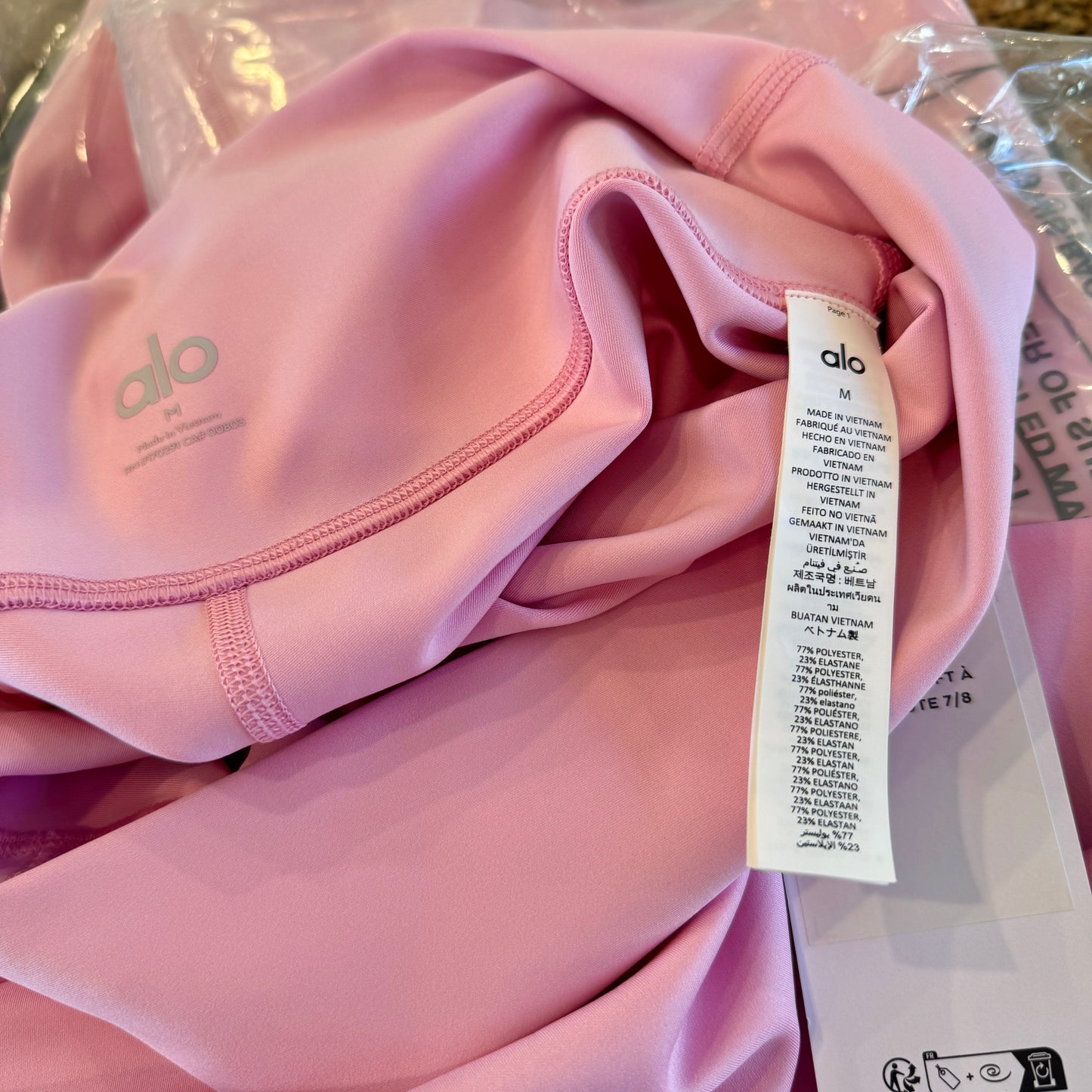 Alo 7/8 Airlift High Waist Legging - Sweet Pink