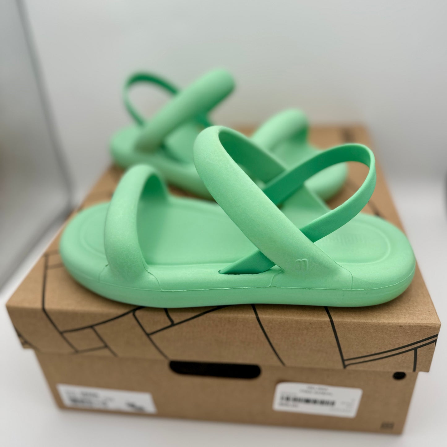 Melissa Free Bloom Sandal Green EVA Foam Rubber Sandals