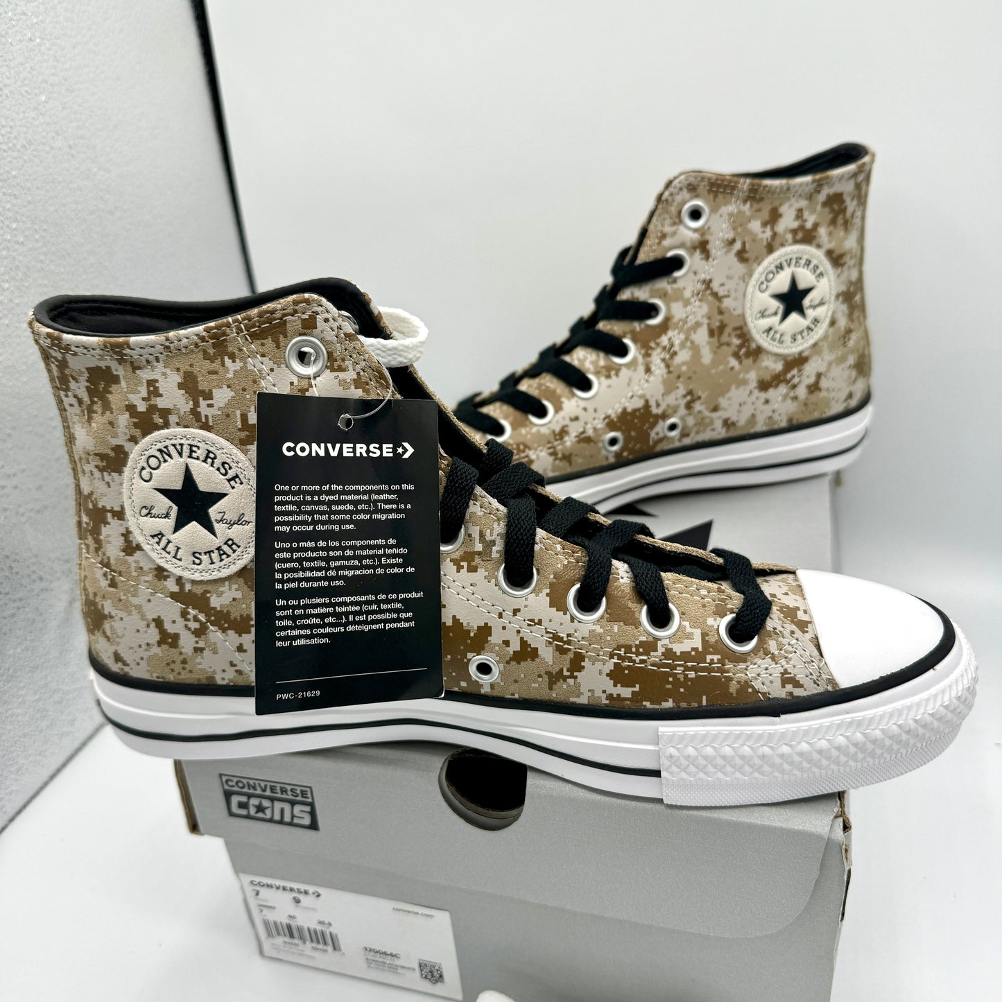 Converse Chuck Taylor All Star High Tops Digi Camo CTAS Pro Hi khaki camo