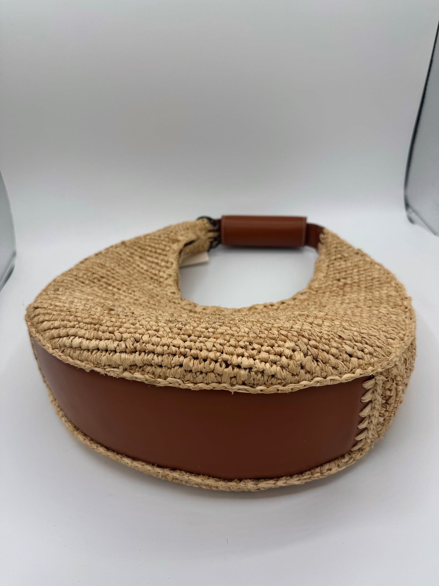 Staud Moon Bag - Natural Raffia