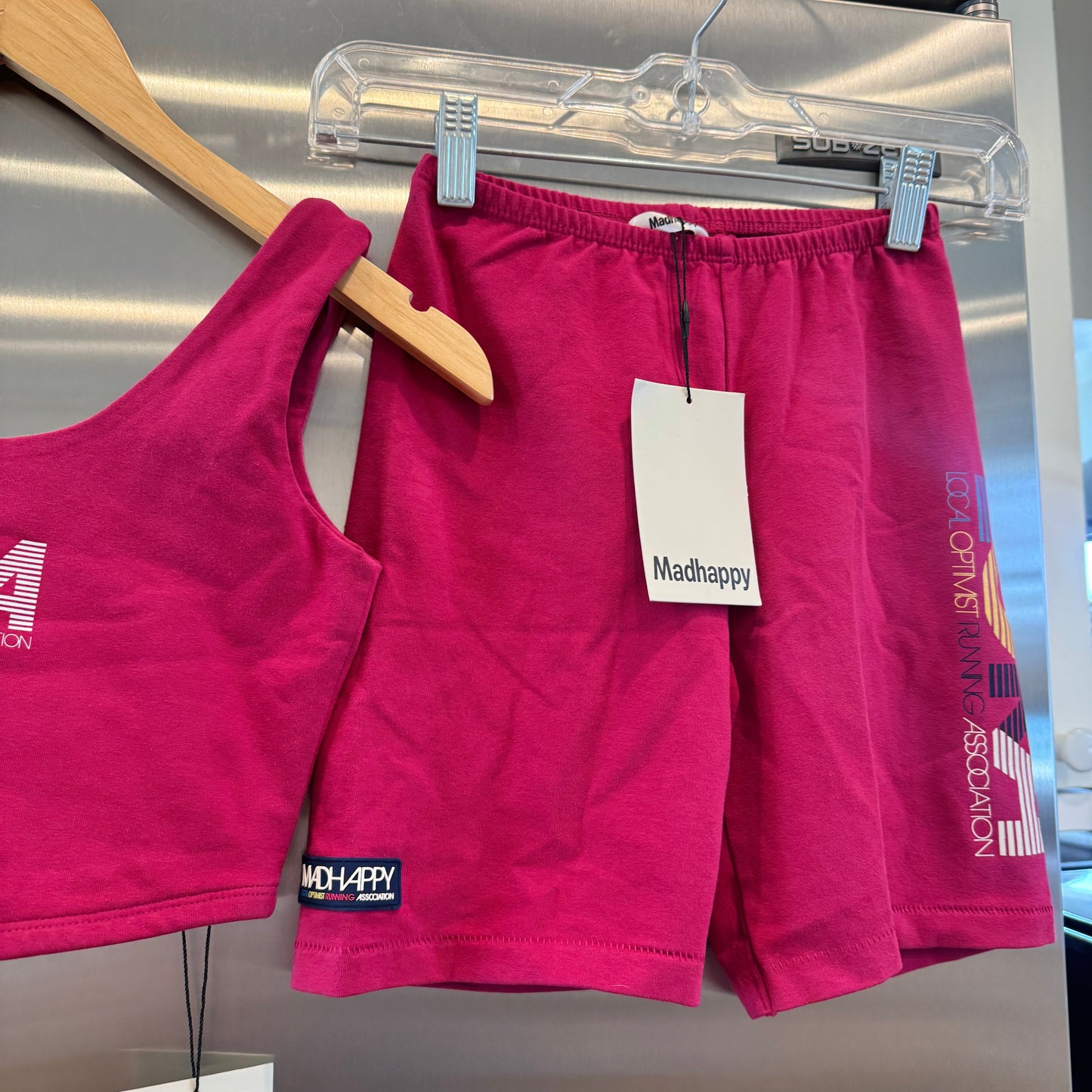 MadHappy Matching SET Local Optimist Run Club Matching Shorts and Top