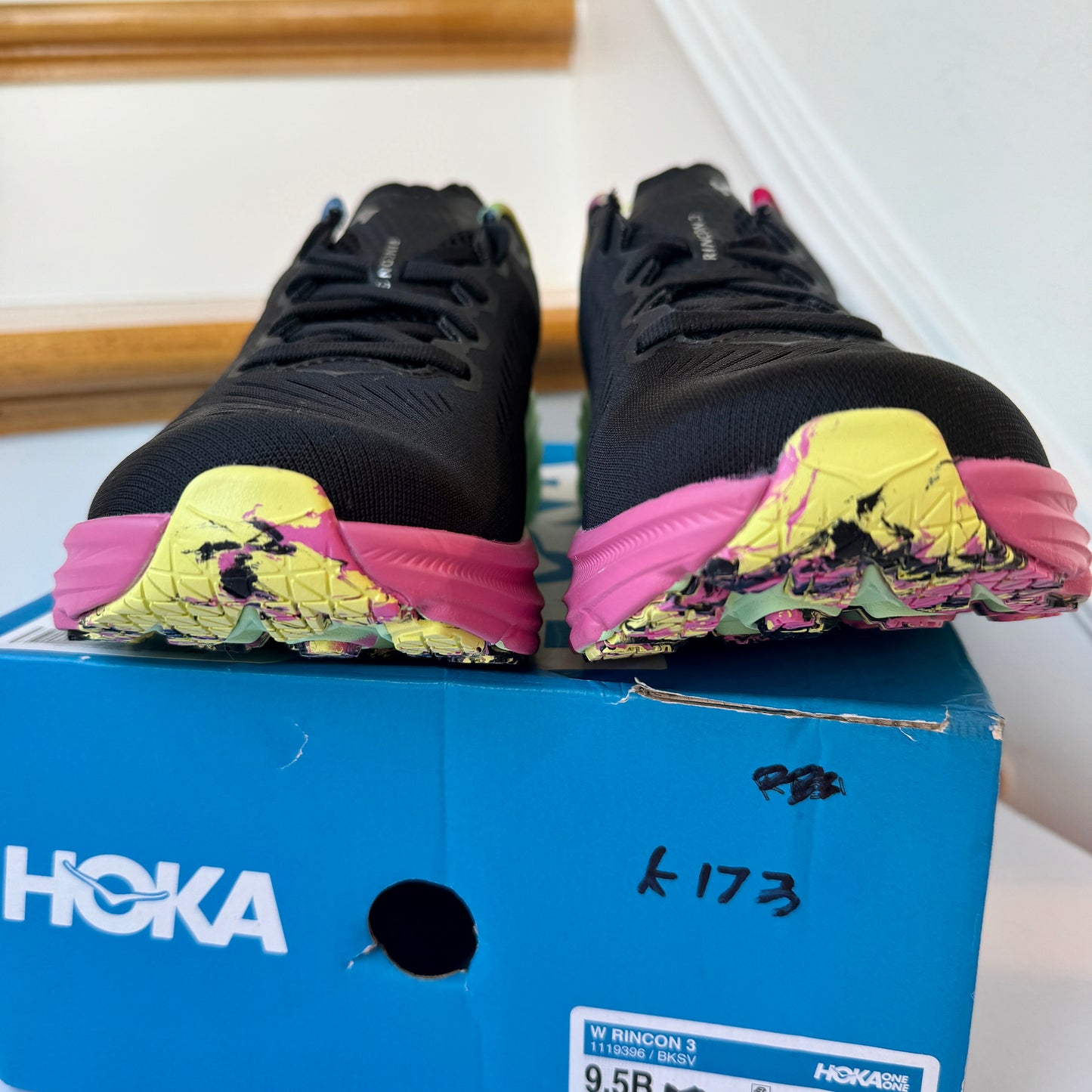 Hoka Rincon 3 Womens Running Shoes Black / Multicolor / Silver Hoka One One