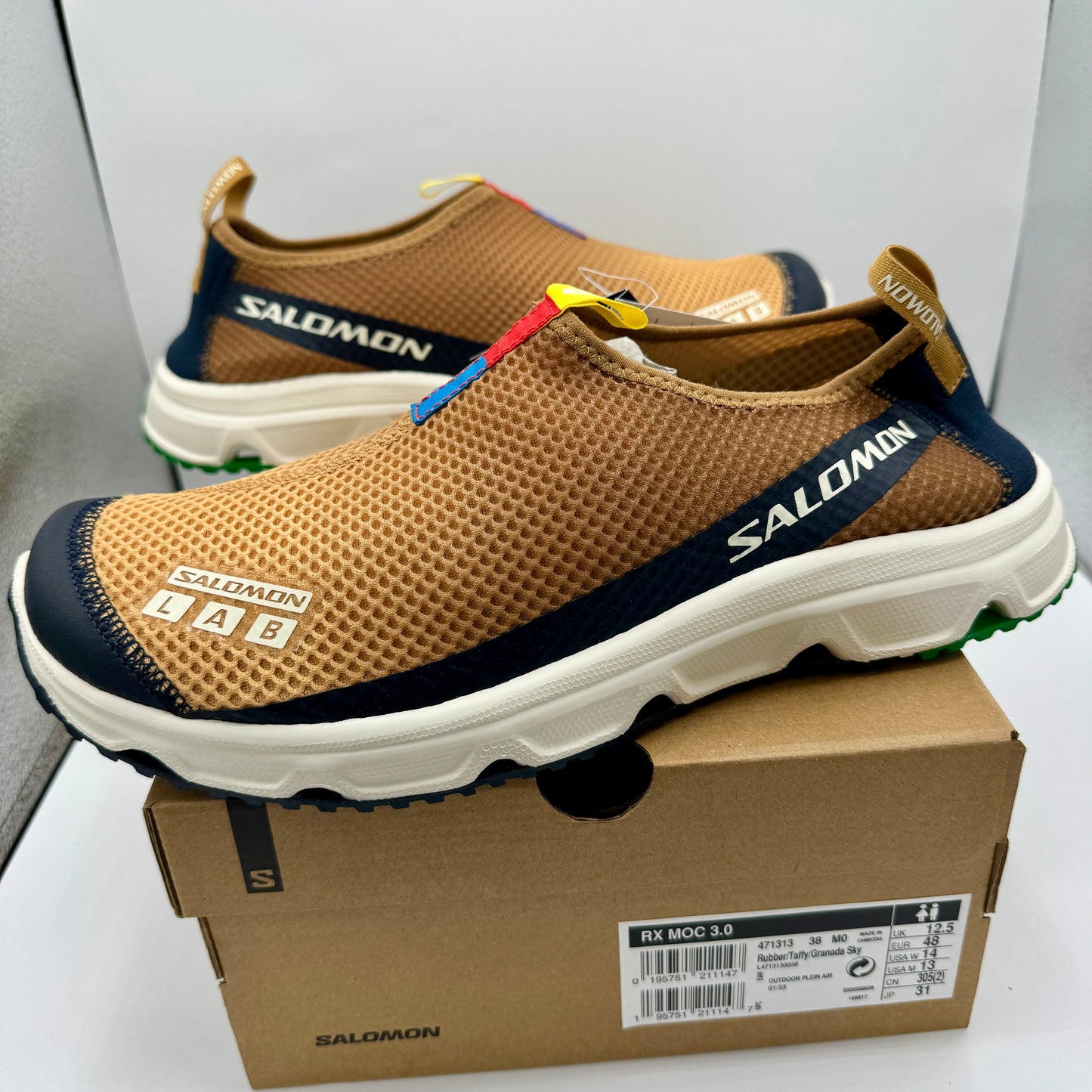 Salomon RX Moc 3.0 Slip on shoes taffy hrown unisex slides , brand new