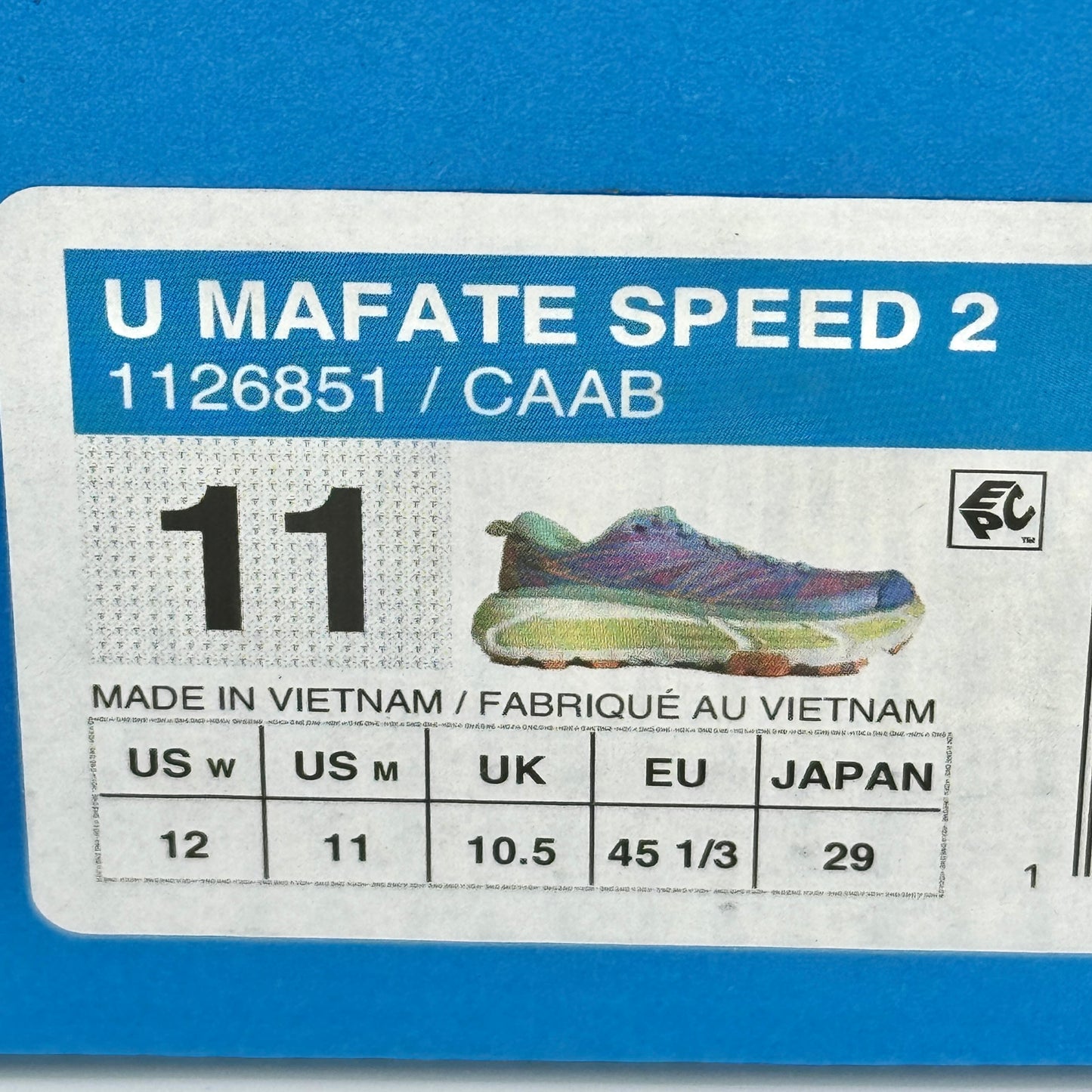 Hoka Mafate Speed 2 U UNISEX Running Shoes in Cyclamen All Aboard Multicolor