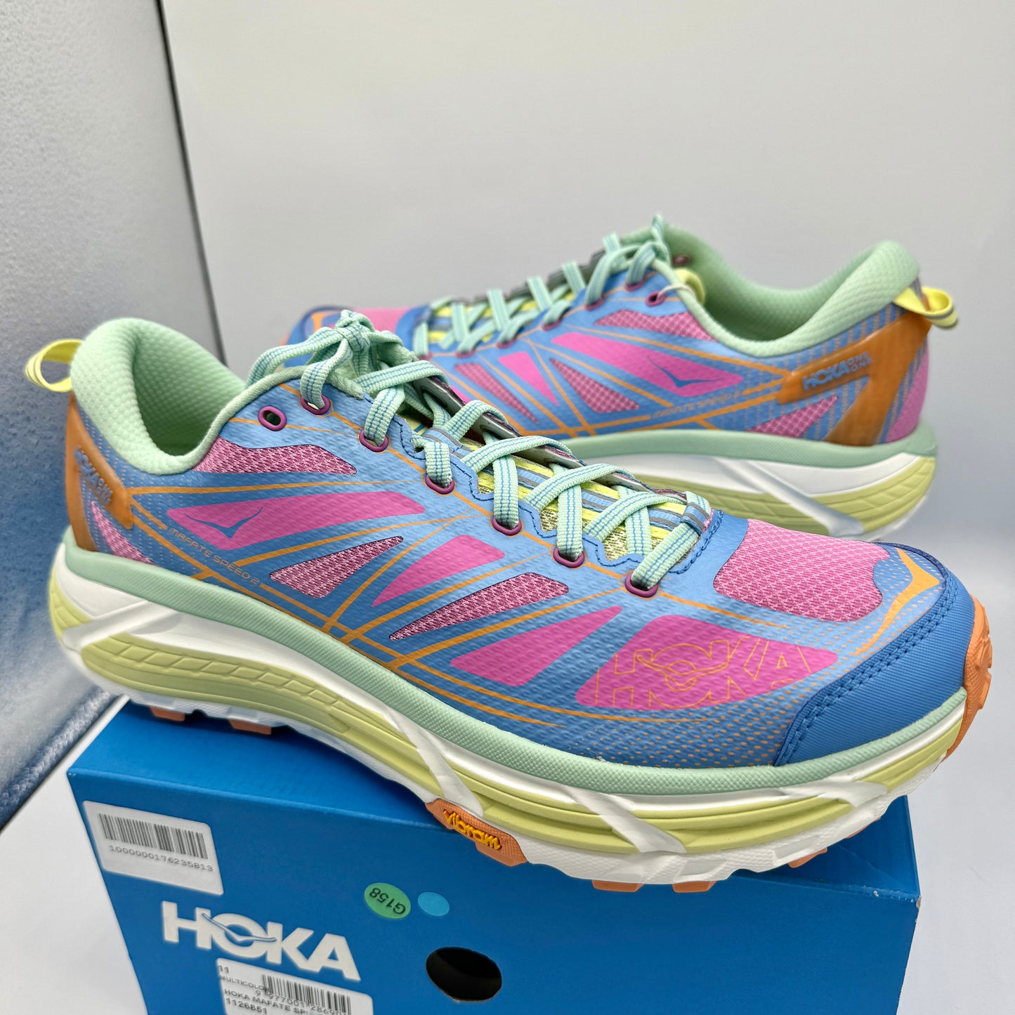 Hoka Mafate Speed 2 U UNISEX Running Shoes in Cyclamen All Aboard Multicolor