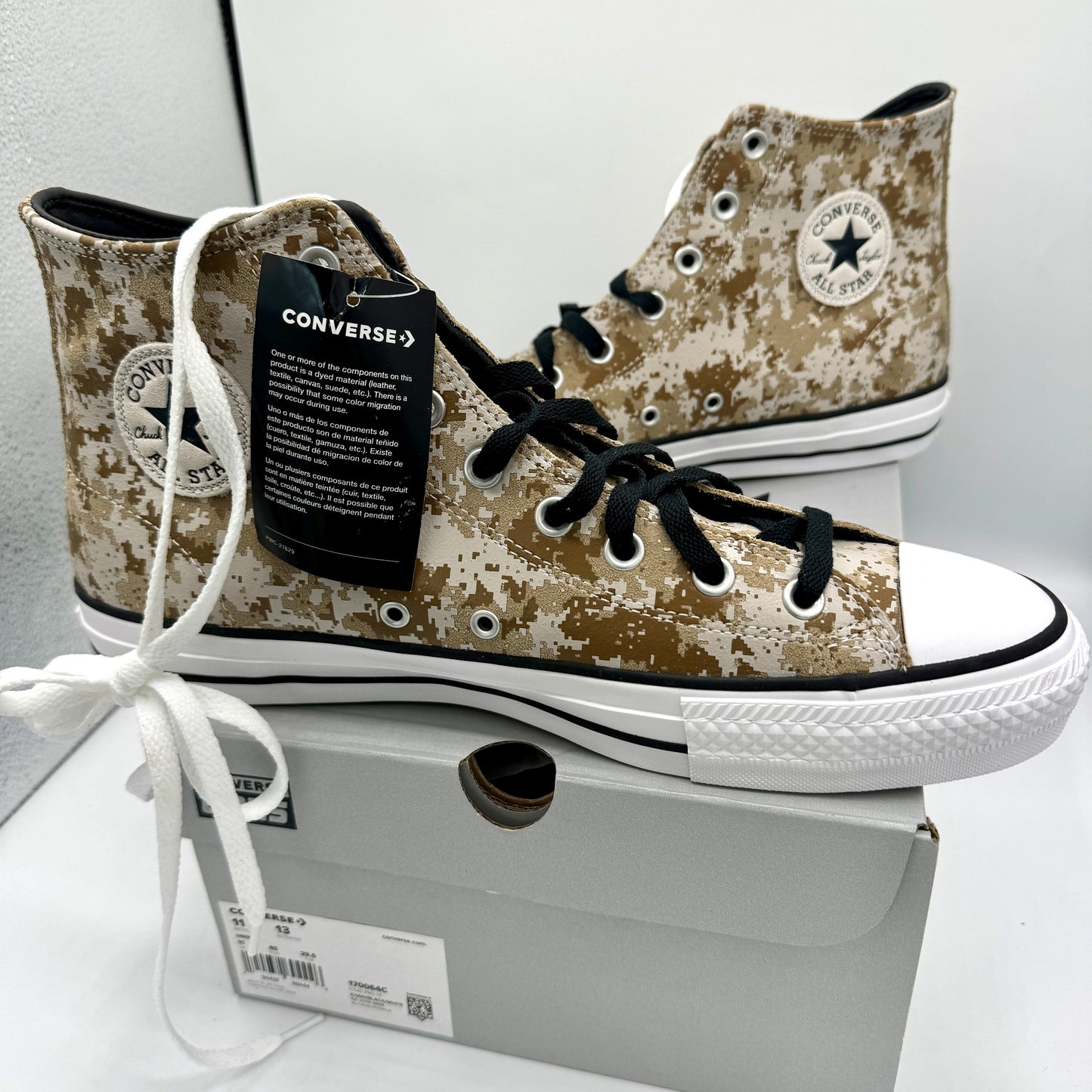 Converse Chuck Taylor All Star High Tops Digi Camo CTAS Pro Hi khaki camo