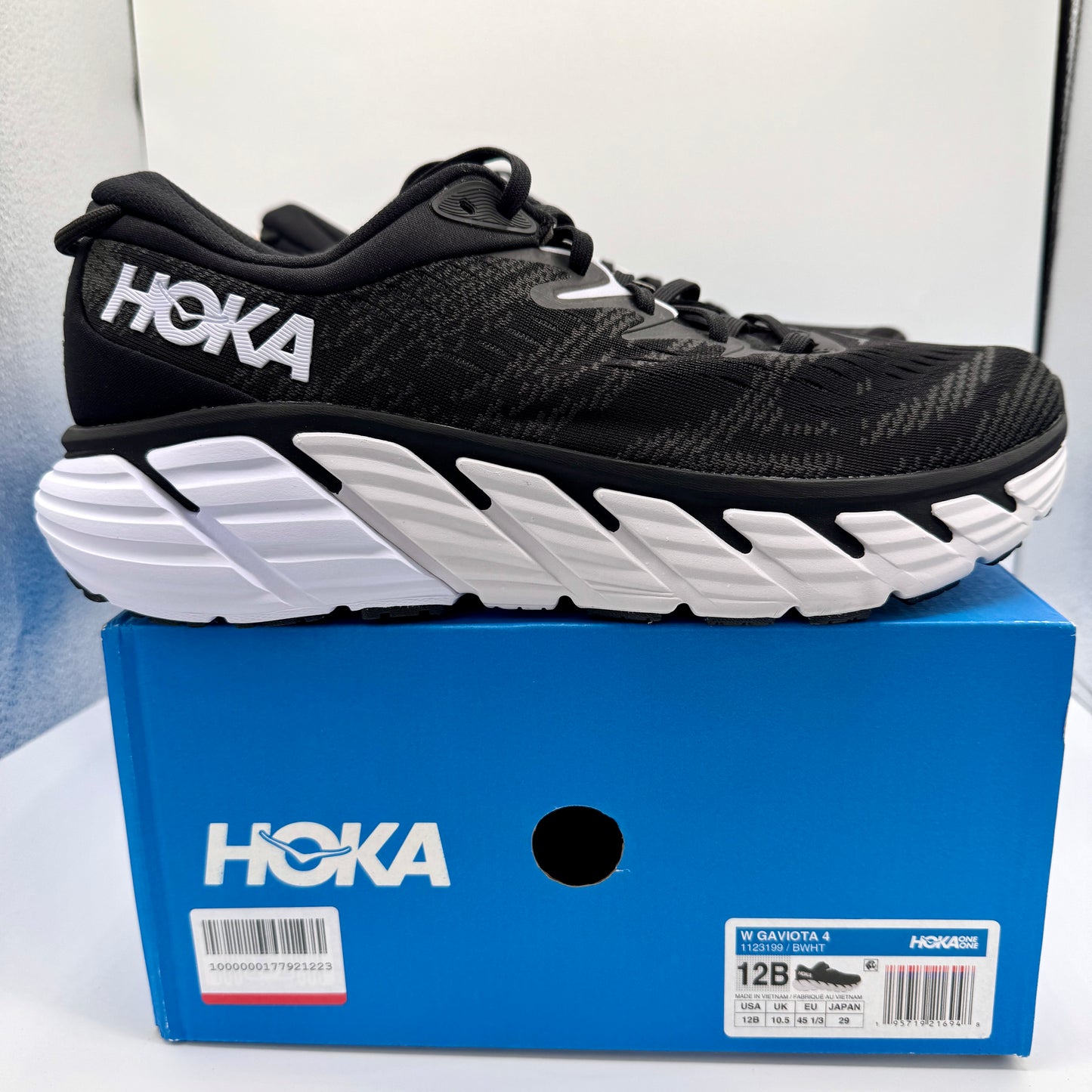 Hoka Gaviota 4 Women's Running Shoes black / white - cushioned