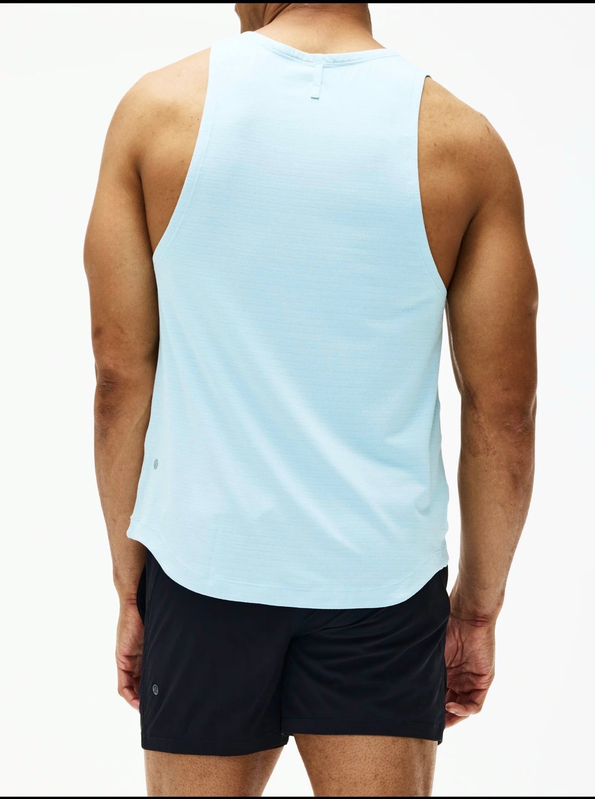 Lululemon License to Train Top , Mens Tank Top in Foam Cloud Blue