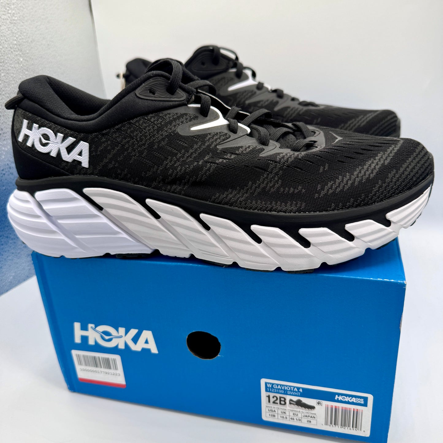 Hoka Gaviota 4 Women's Running Shoes black / white - cushioned