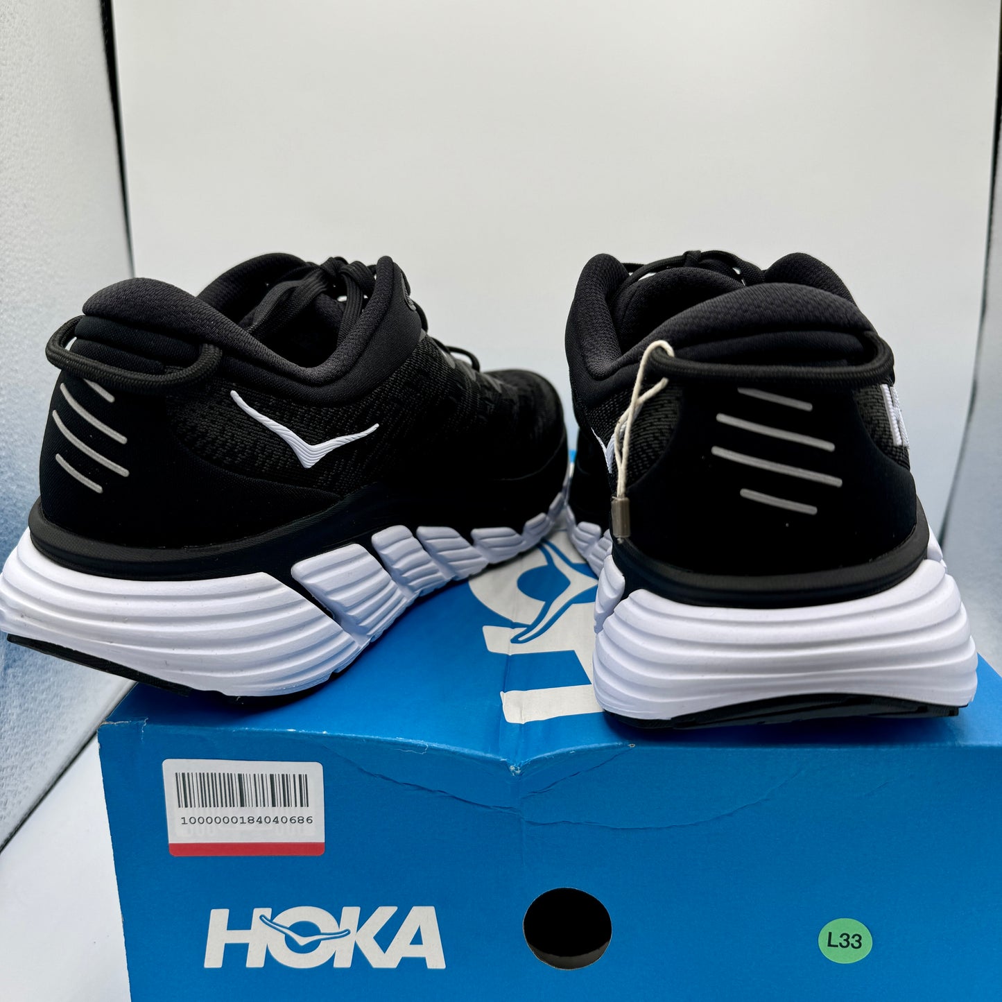 Hoka Gaviota 4 Men’s Running Shoes Black / white athletic shoe by hoka one one