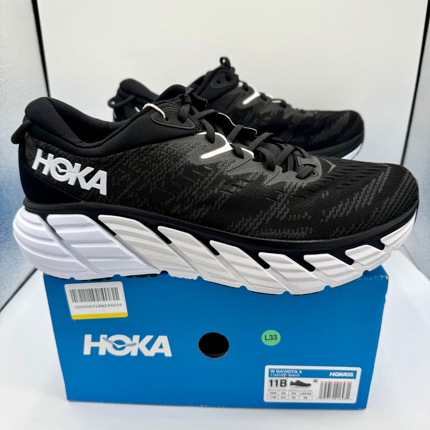 Hoka Gaviota 4 Women's Running Shoes black / white - cushioned