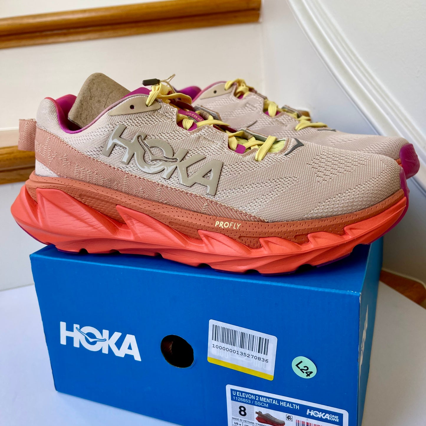 Hoka Elevon 2 Running Shoes Mental Health Sneakers Unisex Hoka One One