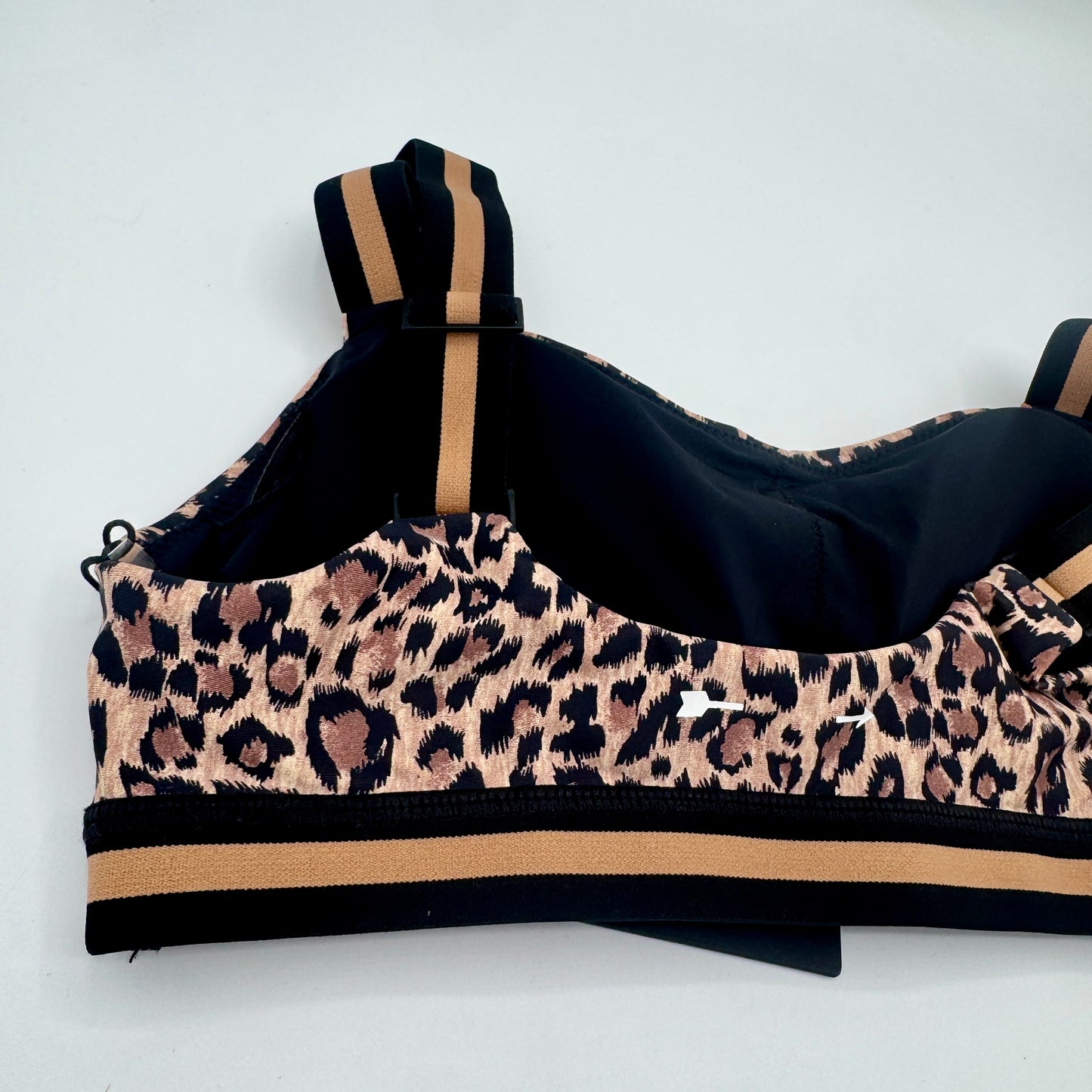 The Upside Ryker Nina Bra in Cheetah Leopard Brown Black