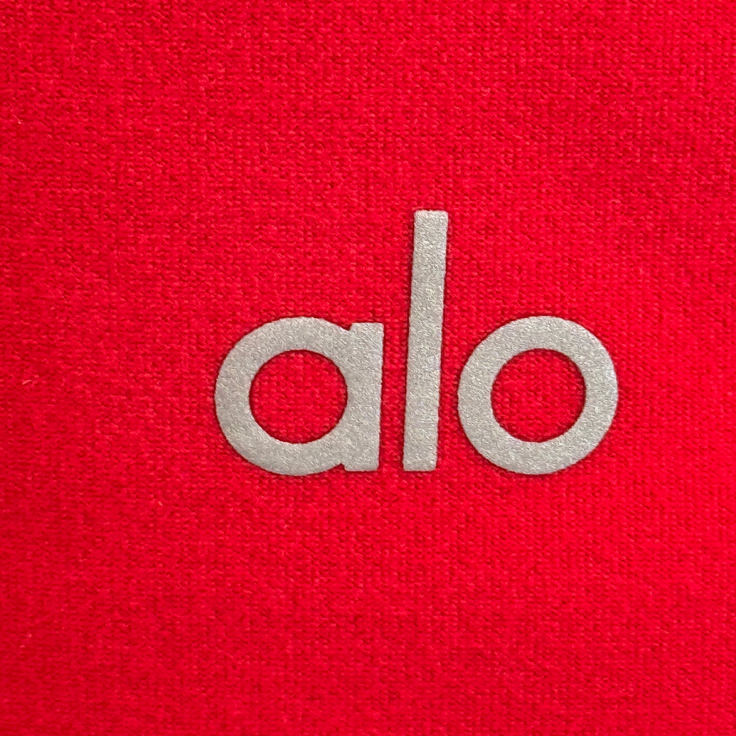 Alo Bold Red Alosoft Leggings High Waisted 7/8 Pants