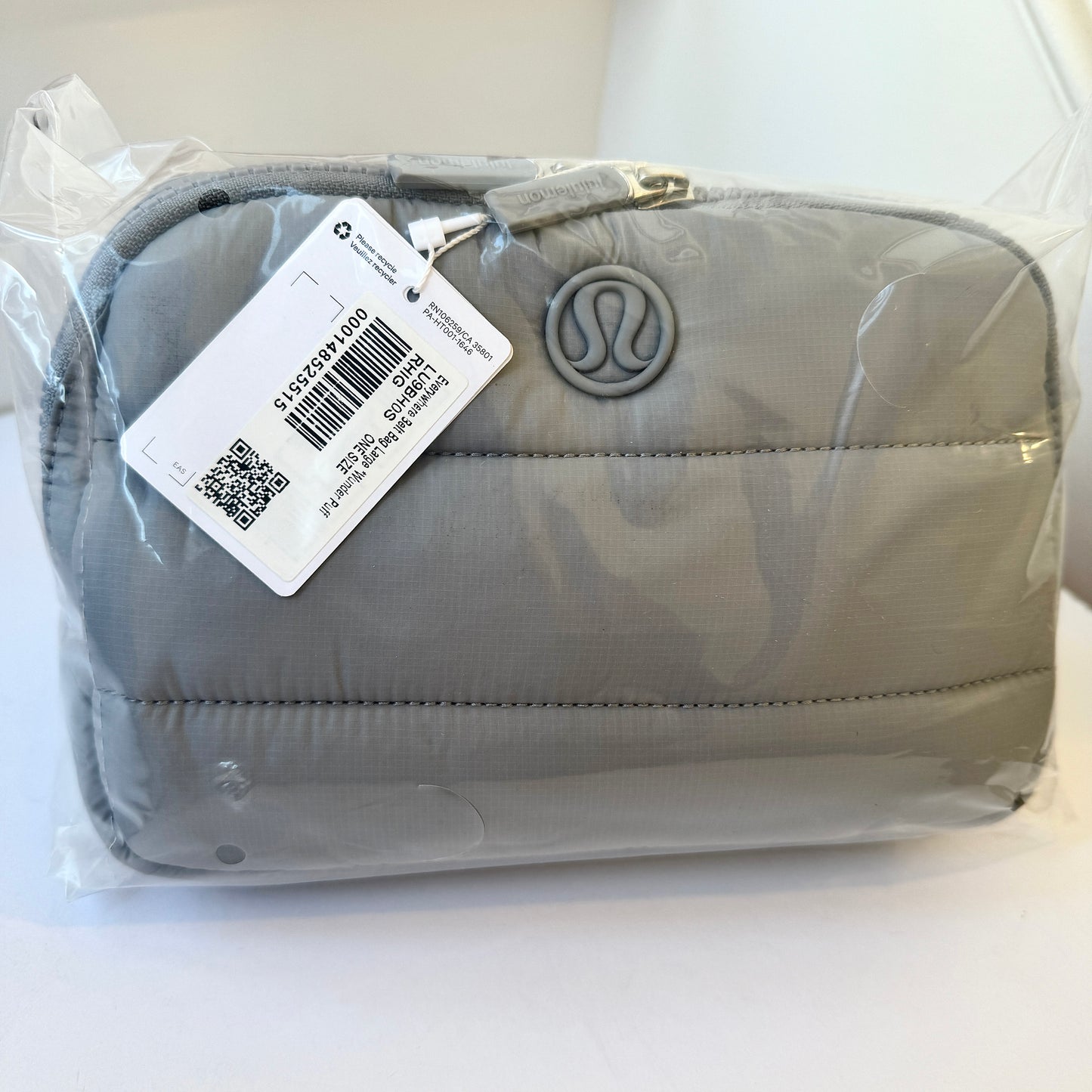 Lululemon Belt Bag Wunderpuff Everywhere Waist Bag 2L , Rhino Grey Crossbody