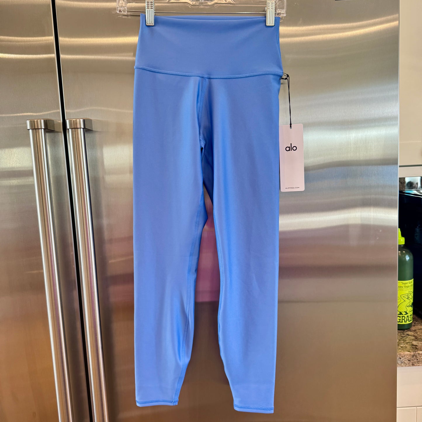 Alo 7/8 Airlift High Waist Legging - Crystal Clear Blue