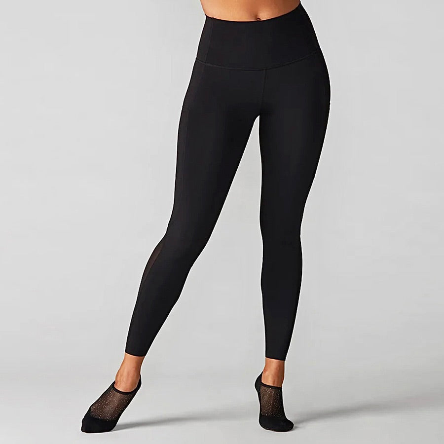 Tavi Eyelet Leggings Ebony Black Activewear Women’s Yoga Pants Brand NEW