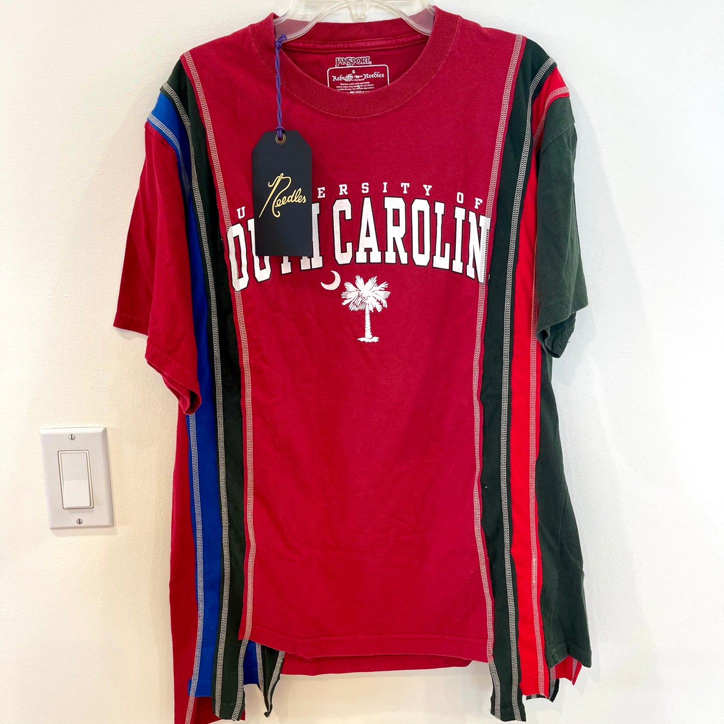 Needles 7 Cuts Shirt short Sleeve , vintage reconstructed college tees