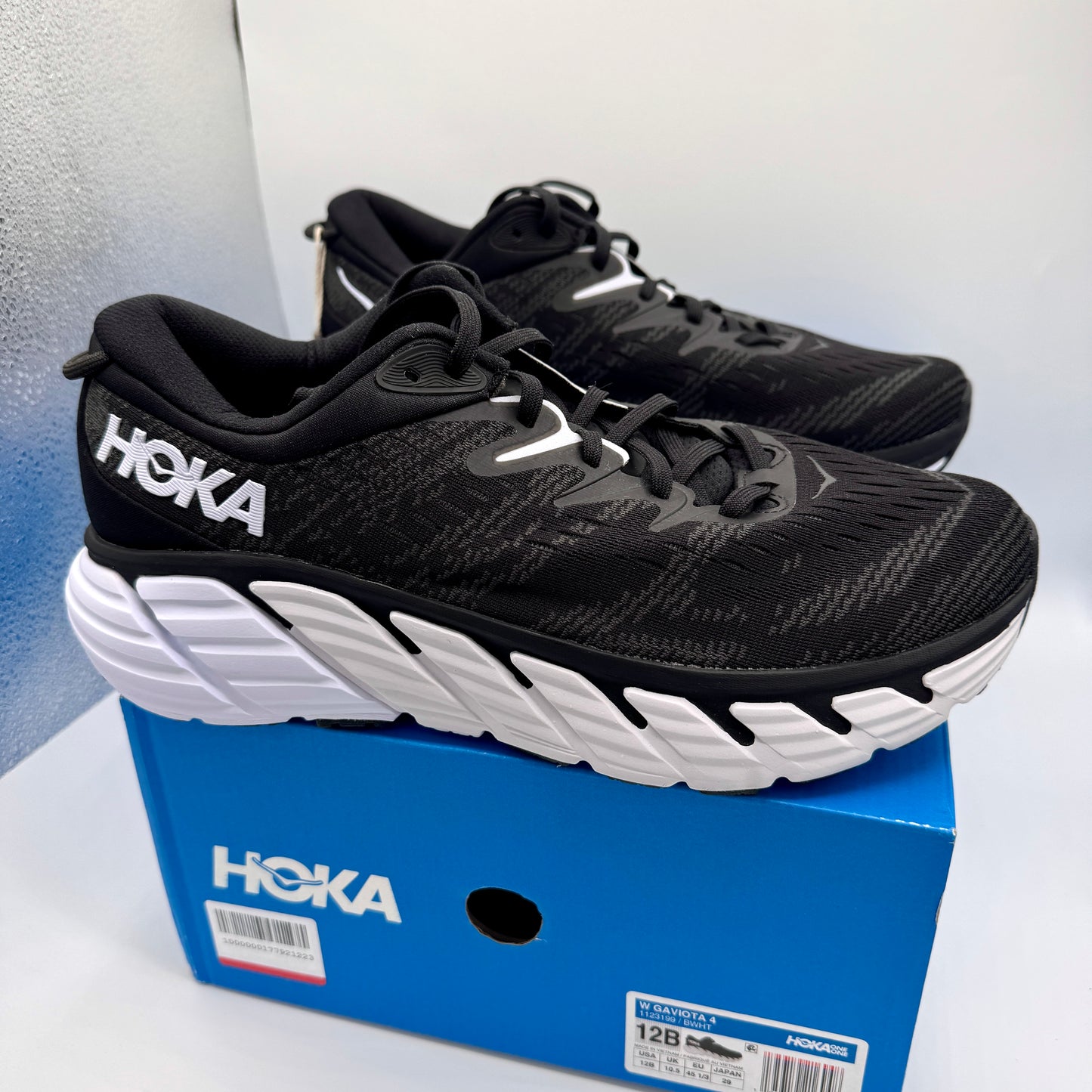 Hoka Gaviota 4 Women's Running Shoes black / white - cushioned