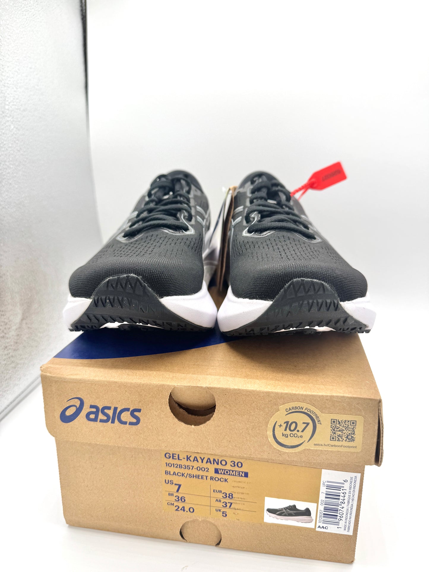 Asics Women’s Gel Kayano 30 - Black Sheet Rock , Regular Width