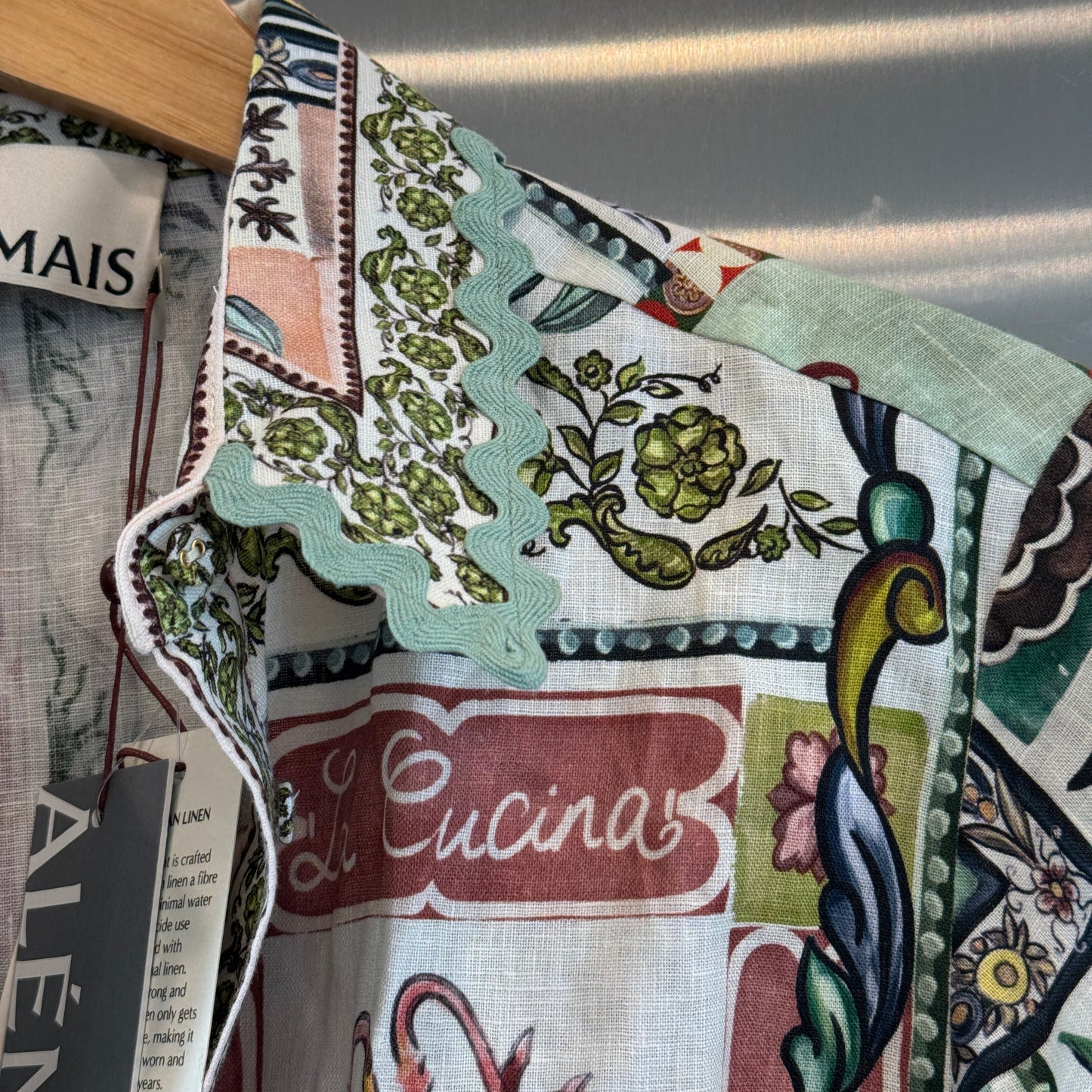 Alemais Tommasina Linen Button Down Shirt