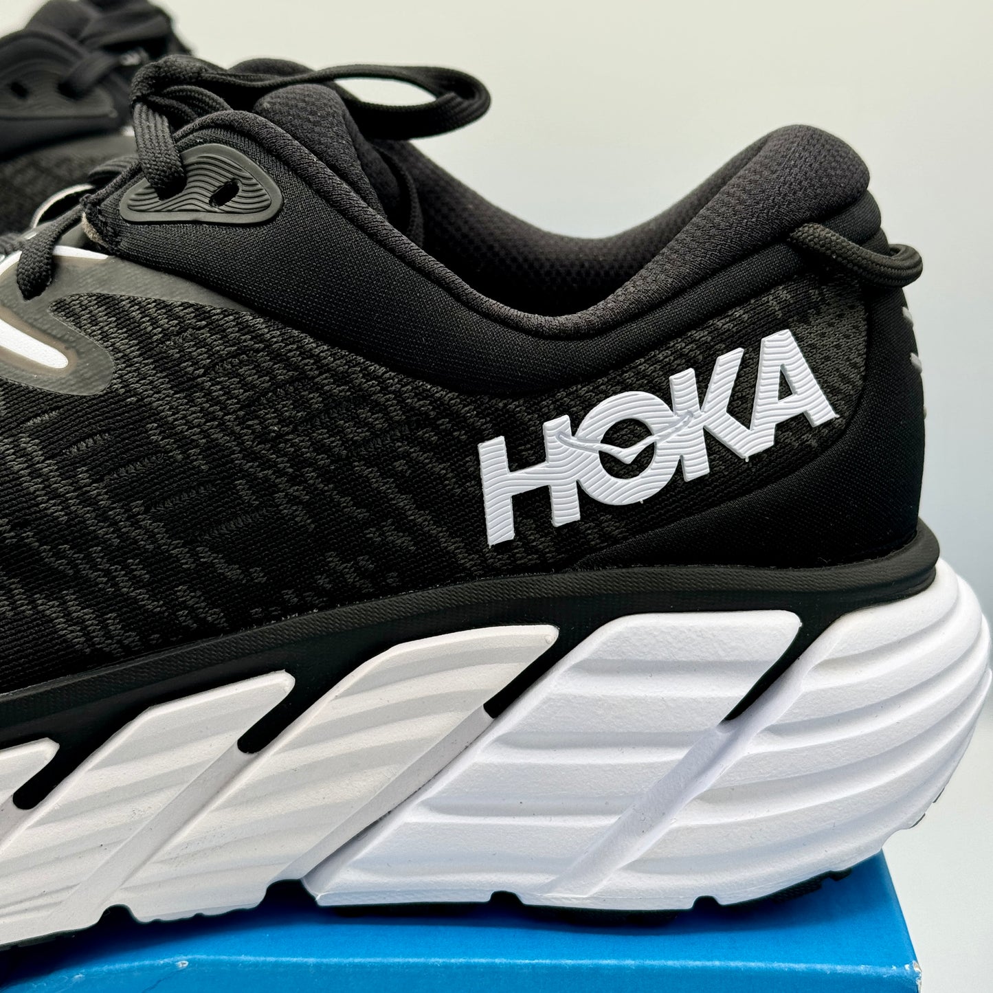 Hoka Gaviota 4 Men’s Running Shoes Black / white athletic shoe by hoka one one