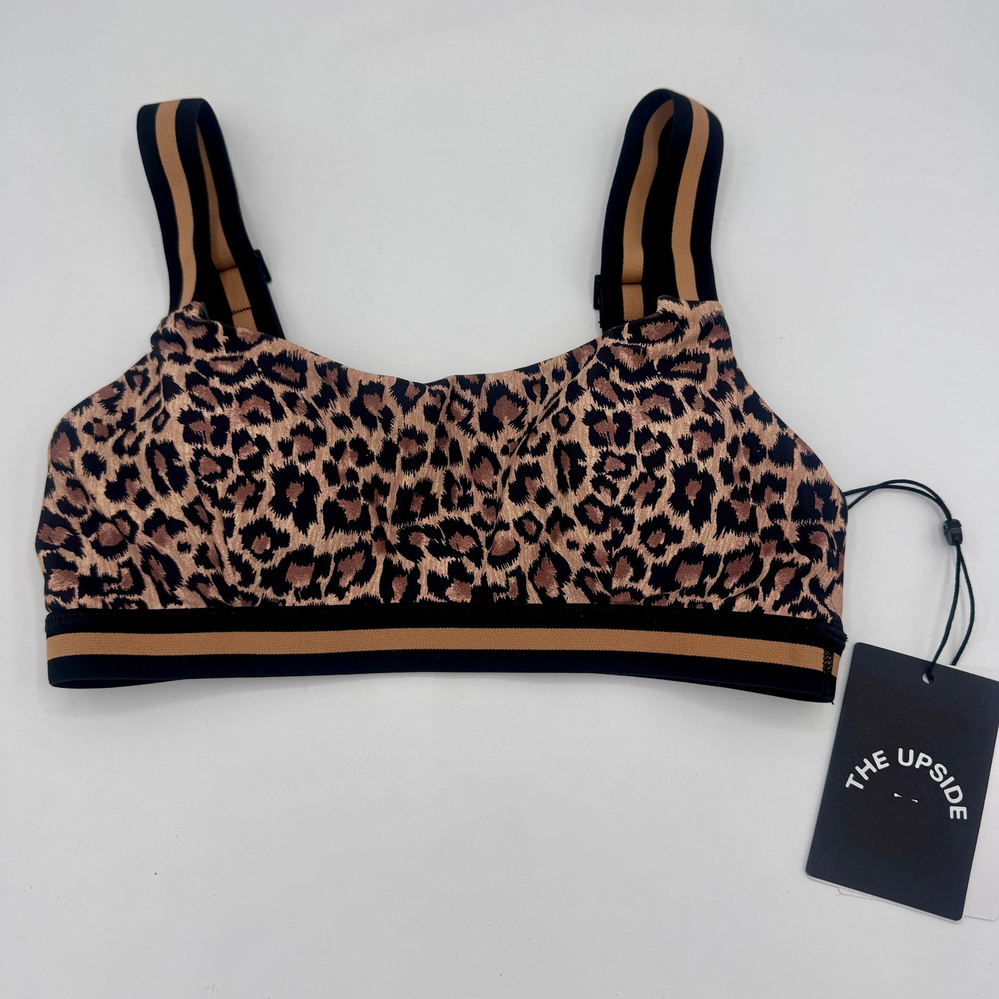 The Upside Ryker Nina Bra in Cheetah Leopard Brown Black