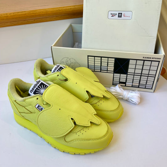 Eames x Reebok Collab Sneaker Aloe Yellow Green Neon Sneakers Unisex Shoes