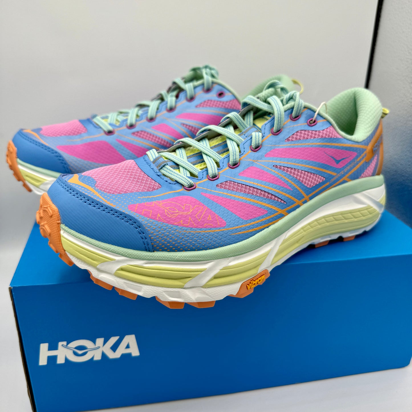 Hoka Mafate Speed 2 U UNISEX Running Shoes in Cyclamen All Aboard Multicolor