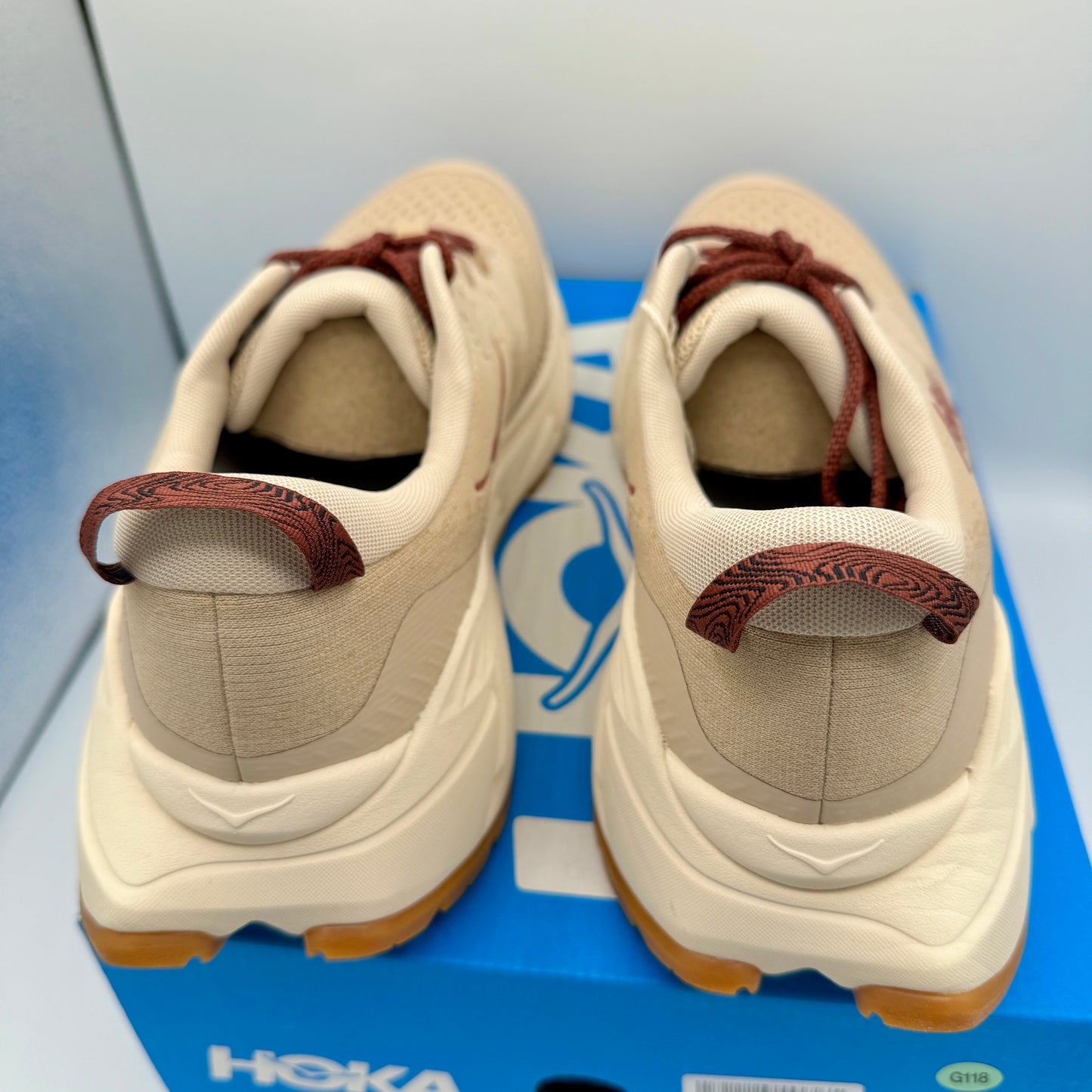 Hoka Skyline Float X Shifting Sands Beige Hiking shoes Unisex trail running