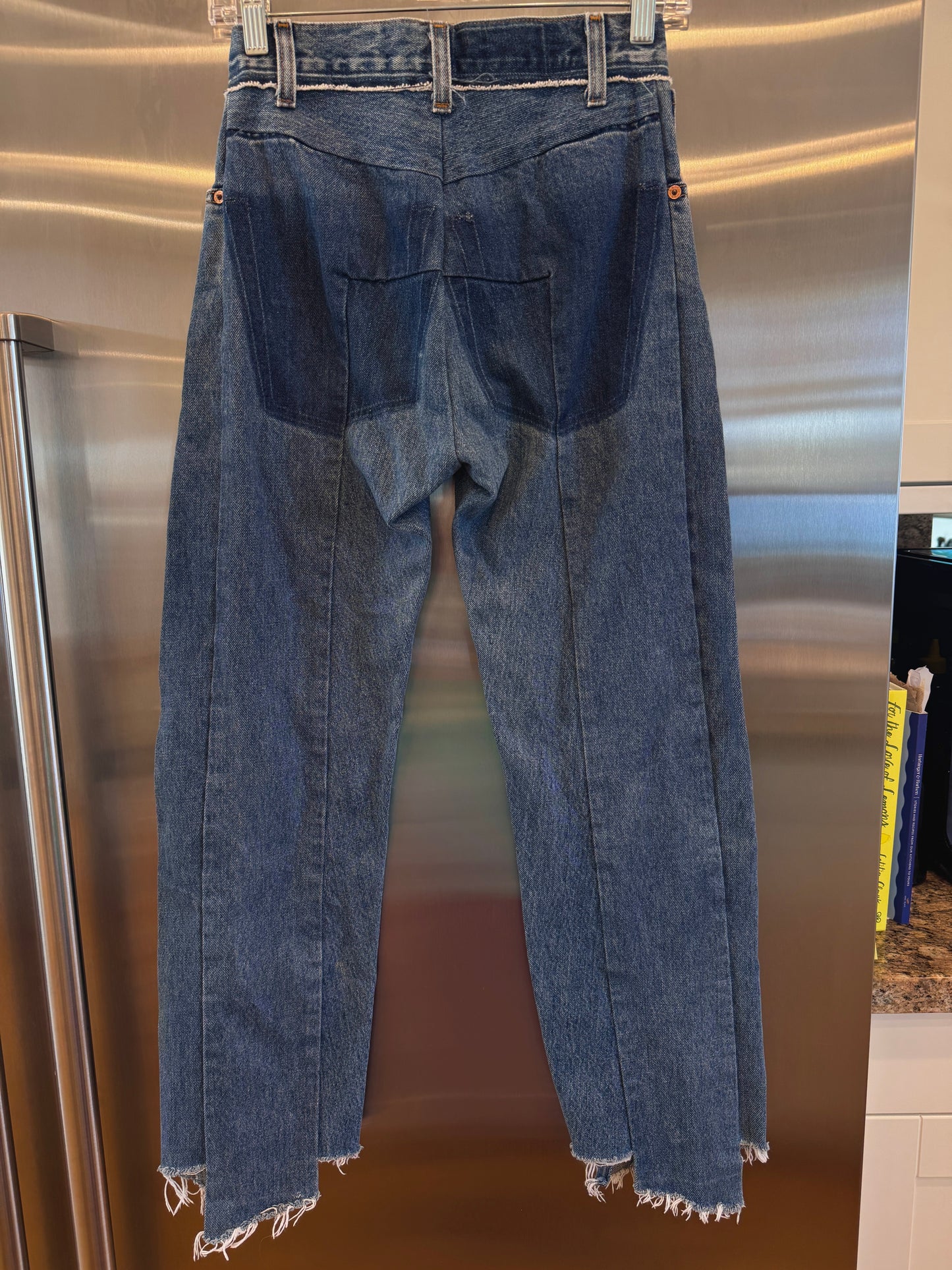 Vetements reconstructed denim pants Levi’s jeans denma size extra small womens