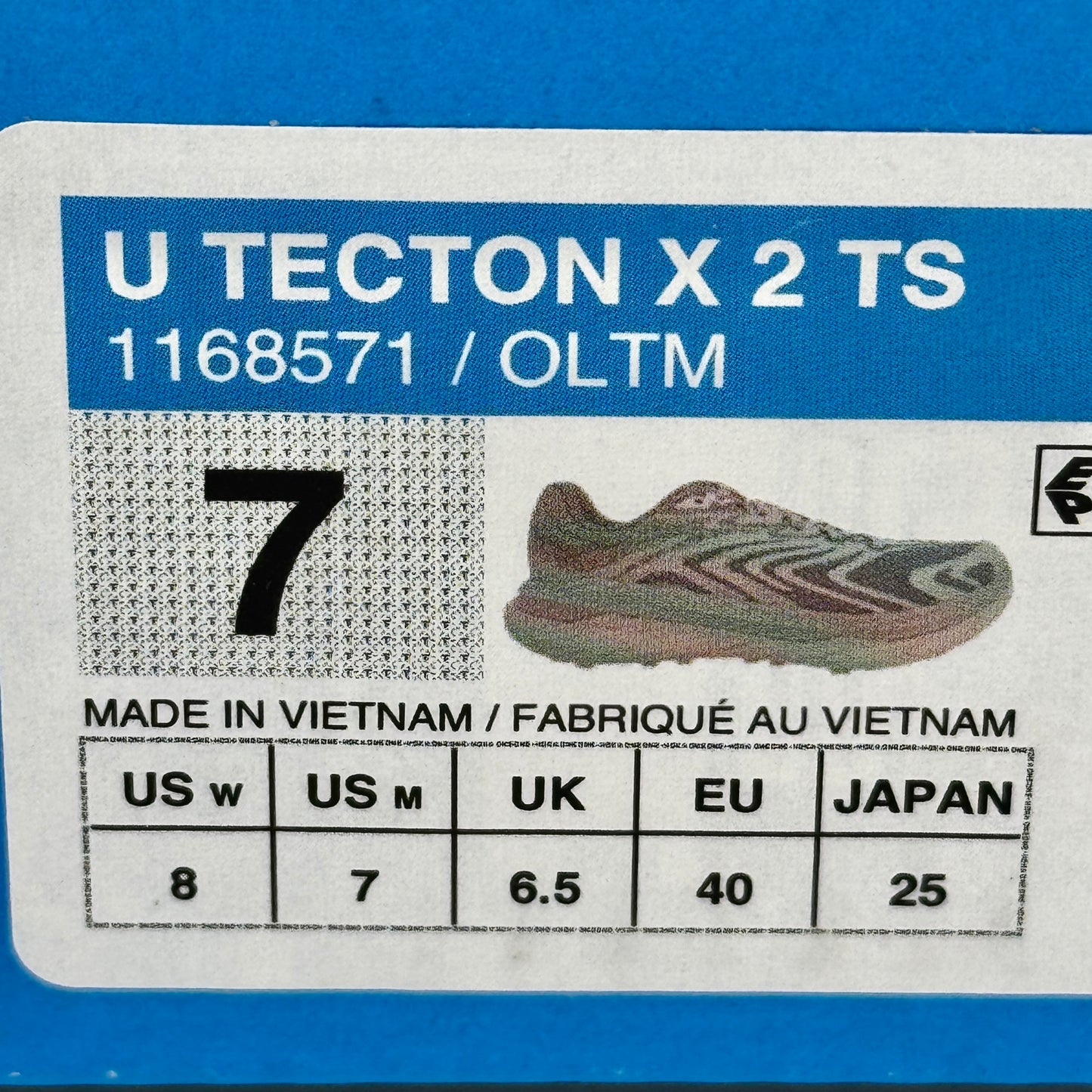 Hoka Stealth Tech Tecton X 2 Sneaker in Oatmeal /Oatmilk U Unisex