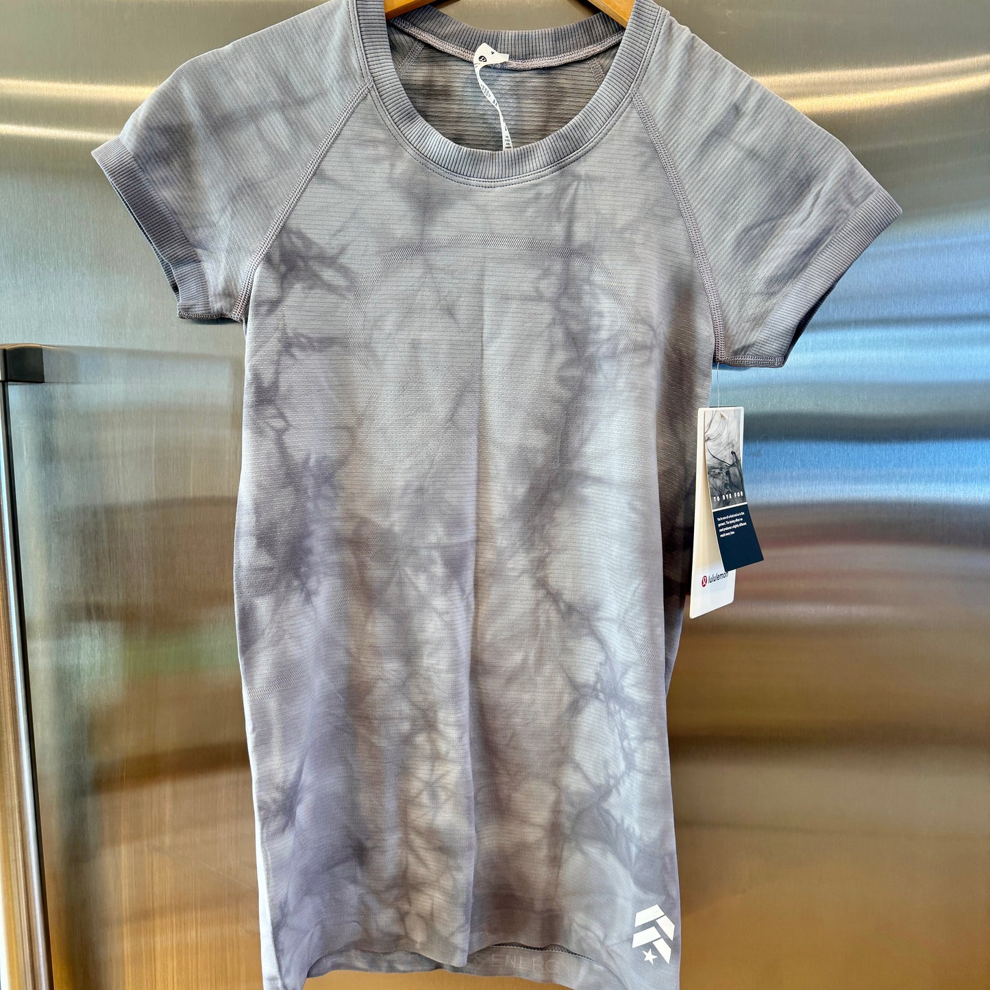 Lululemon Swiftly Tech Short Sleeve Shirt 2.0 Marble Dye Rhino Grey Athletic