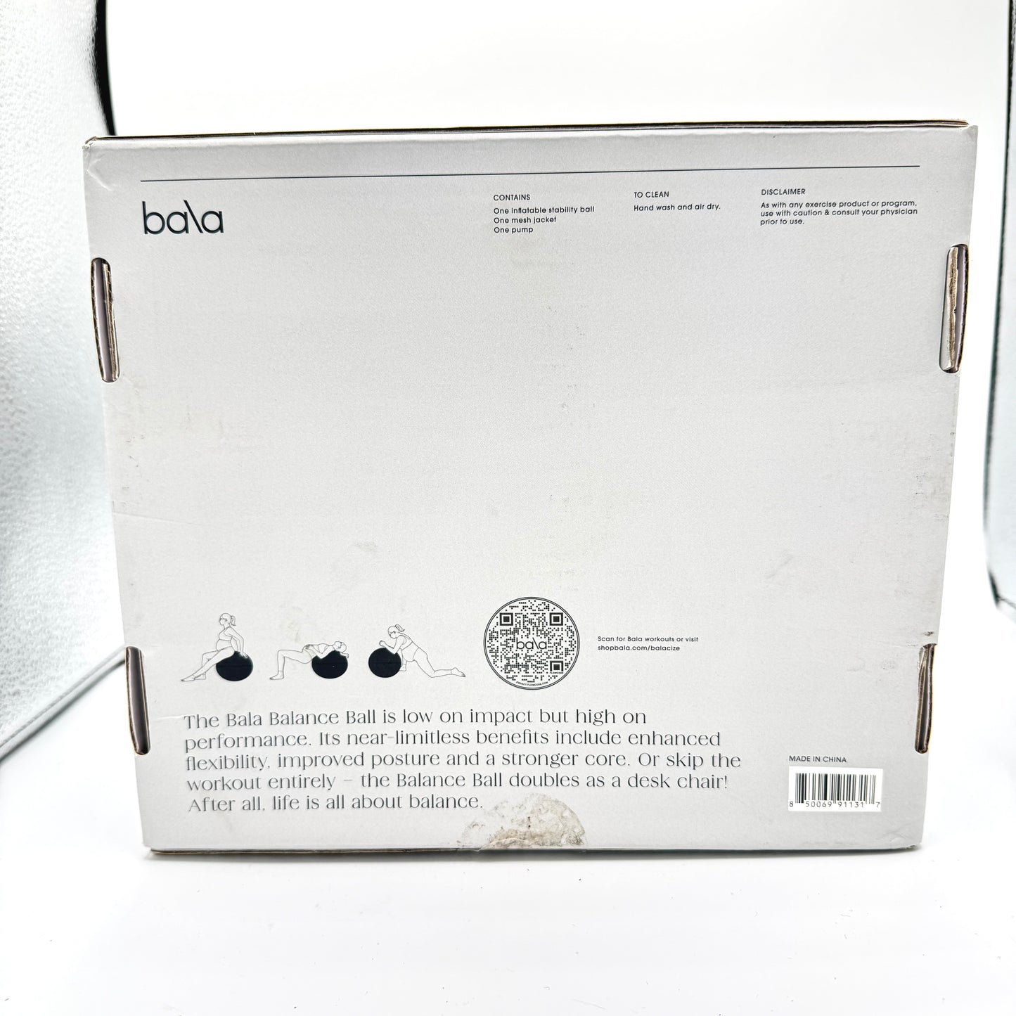 Bala Balance Ball in Charcoal Grey, Bala Mama
