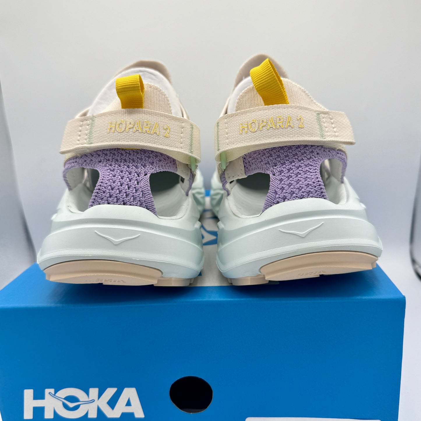 Hoka Hopara 2 Women’s Hybrid Hiking Sandal in Alabaster / Snow
